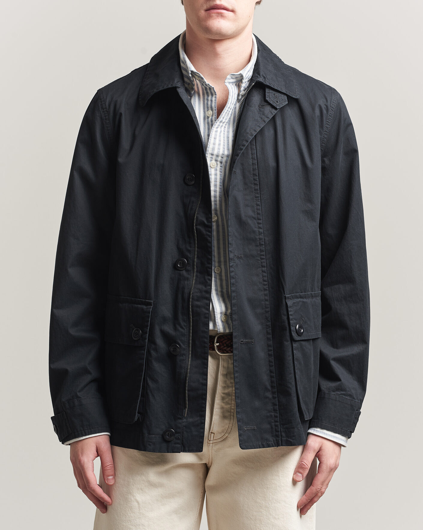 Herr | Jackor | Gant | Cotton Decker Jacket Black