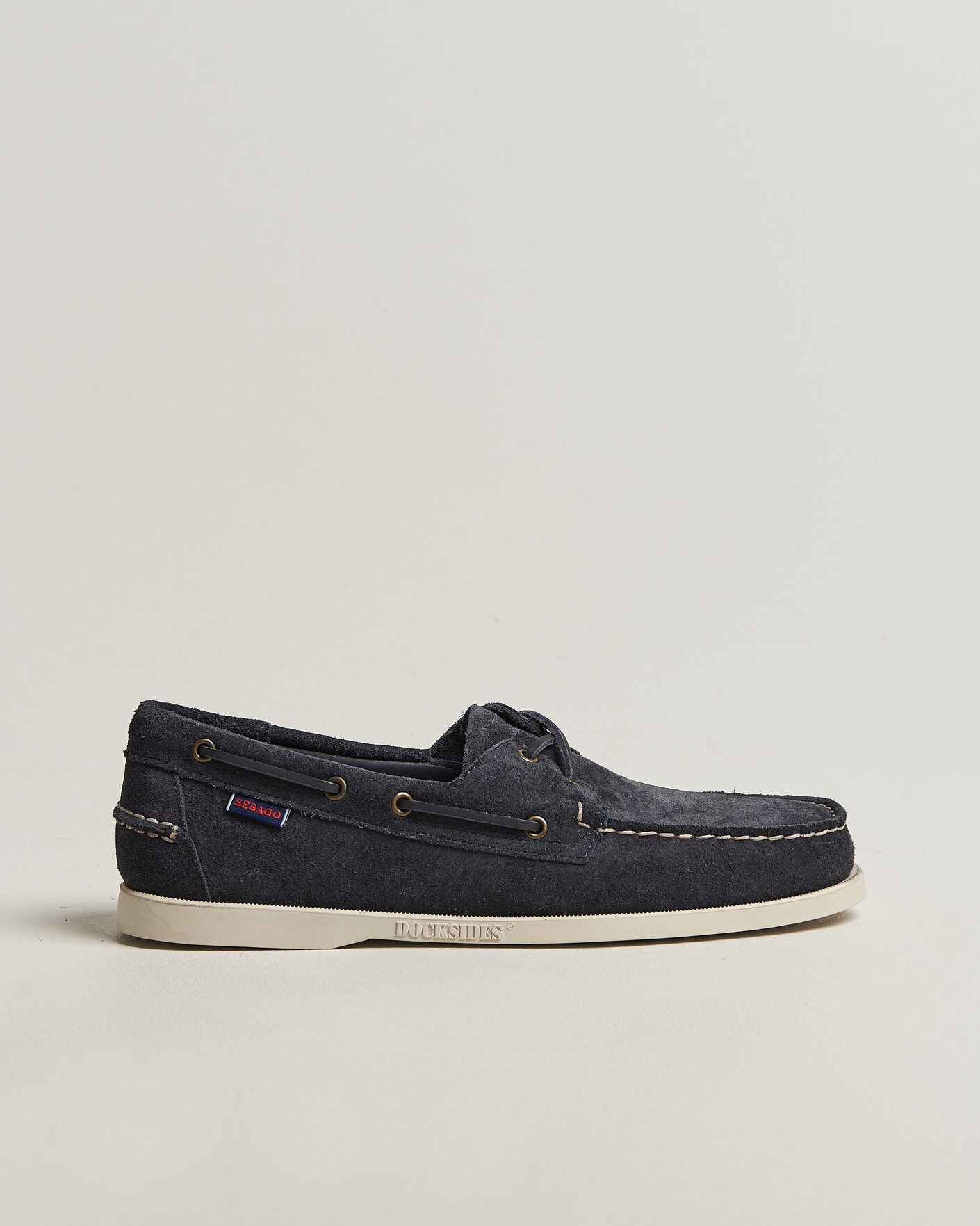 Herr | Seglarskor | Sebago | Docksides Suede Boat Shoe Blue Navy