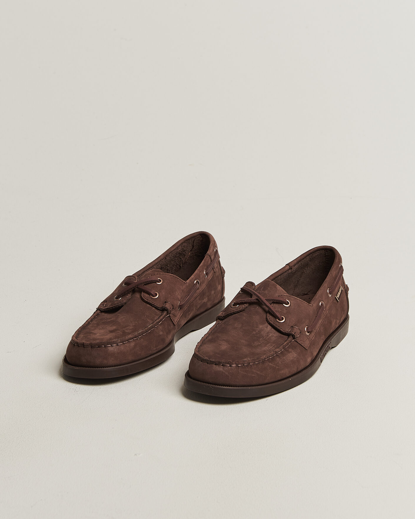 Herr | Seglarskor | Sebago | Docksides Portland Nubuck Boat Shoe Brown Taupe