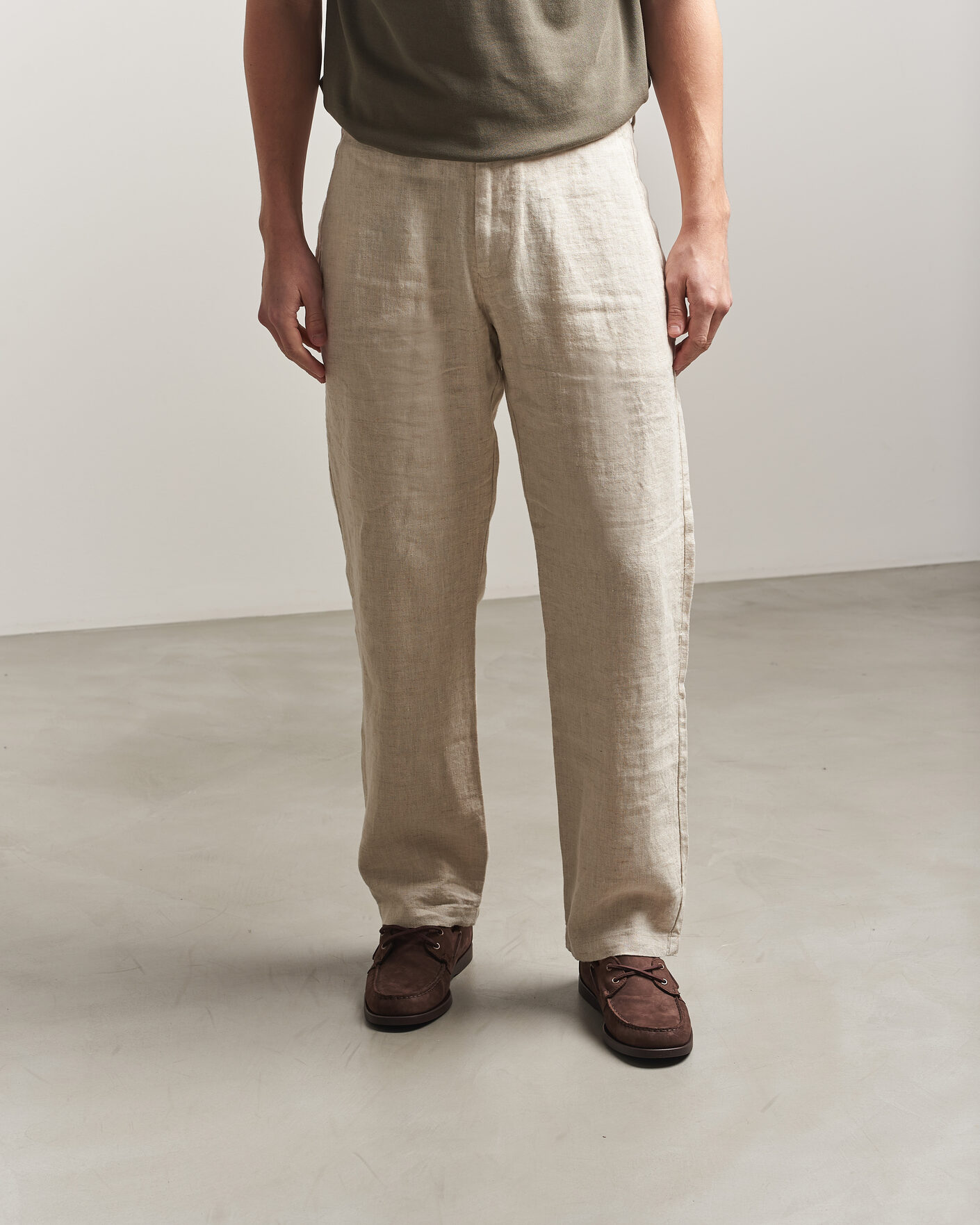 Herr | Seglarskor | Sebago | Docksides Portland Nubuck Boat Shoe Brown Taupe