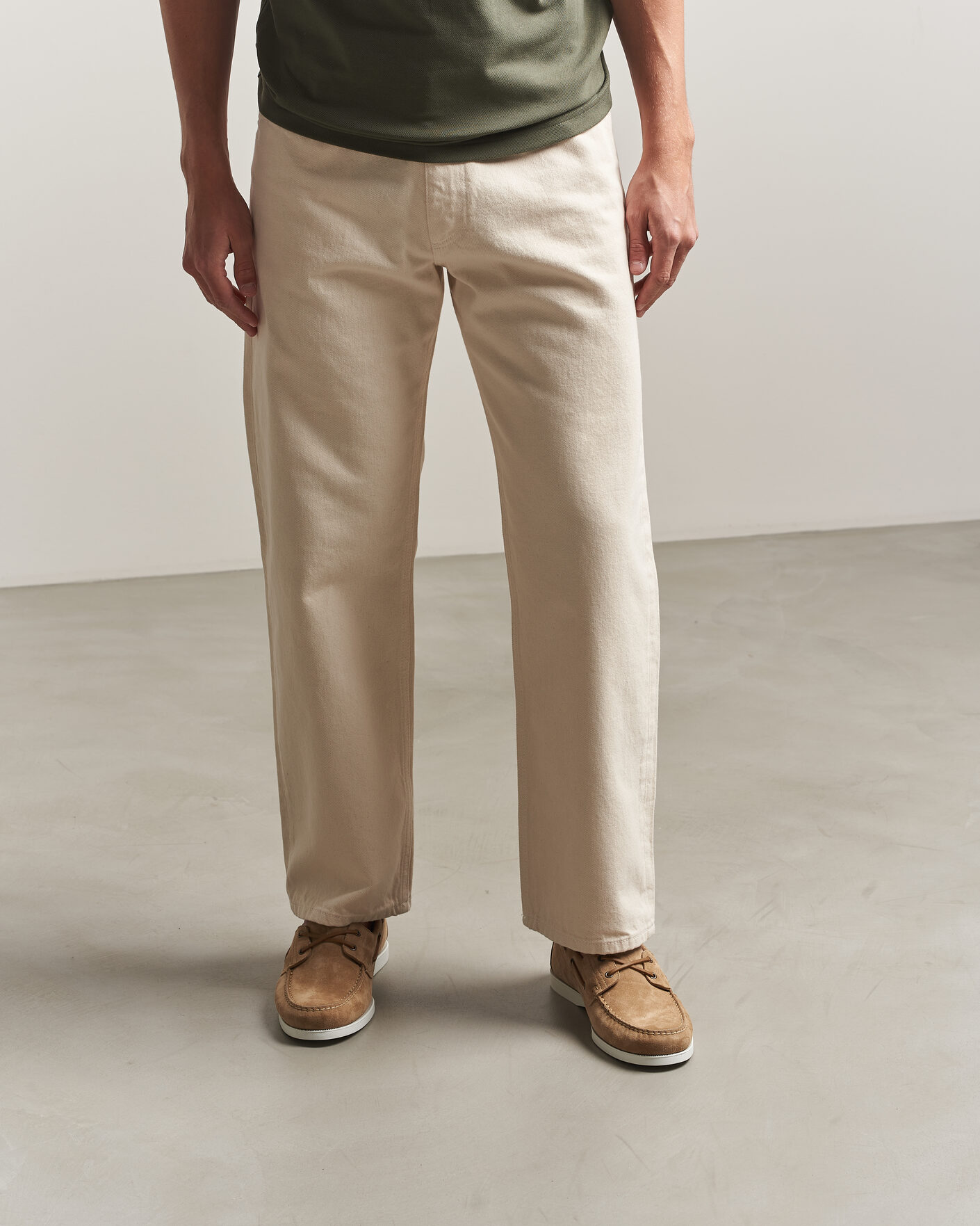 Herr | Seglarskor | Paraboot | Barth Boat Shoe Beige Suede