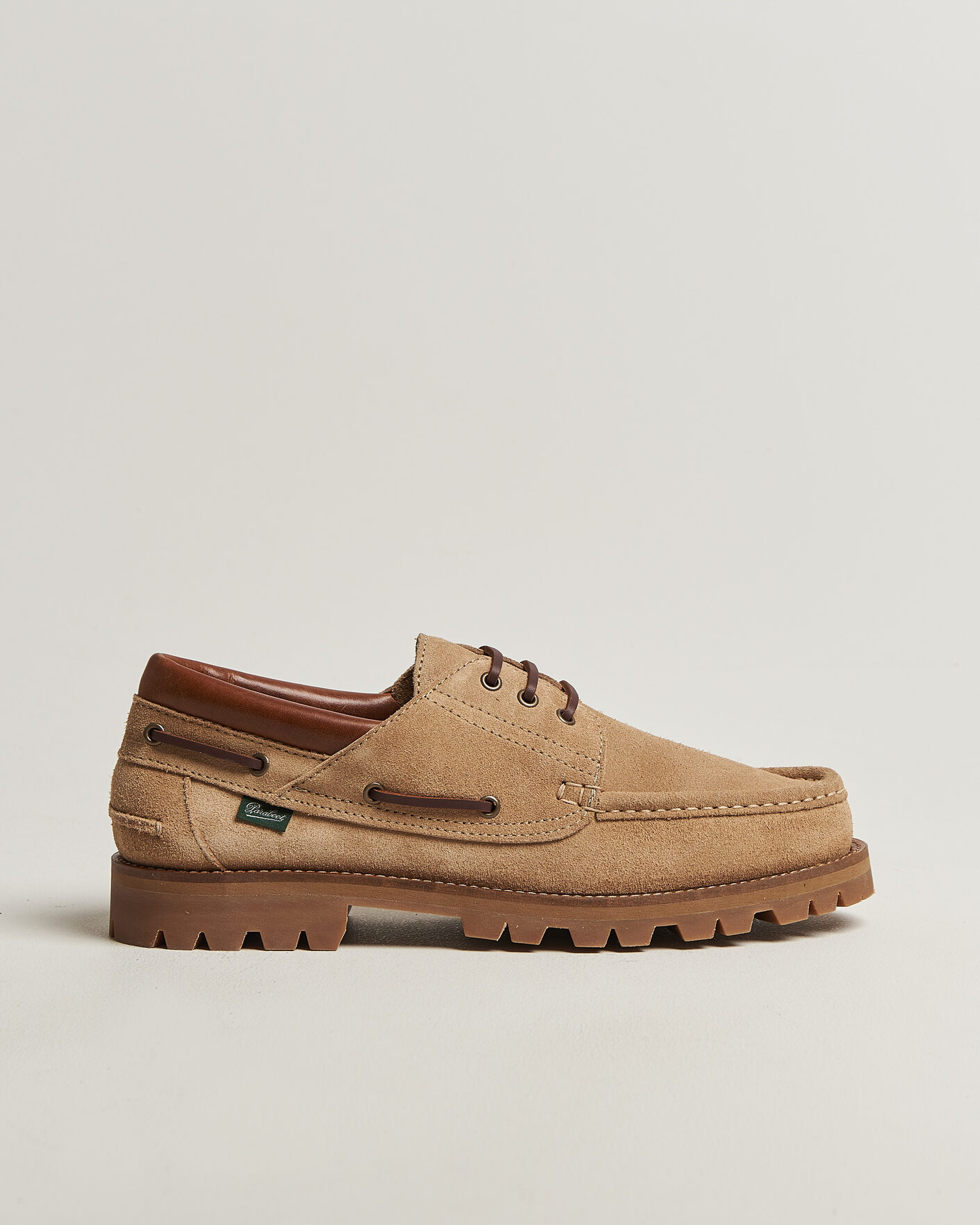Herr | Derbys | Paraboot | Briac Moc Toe Derby Sand Suede