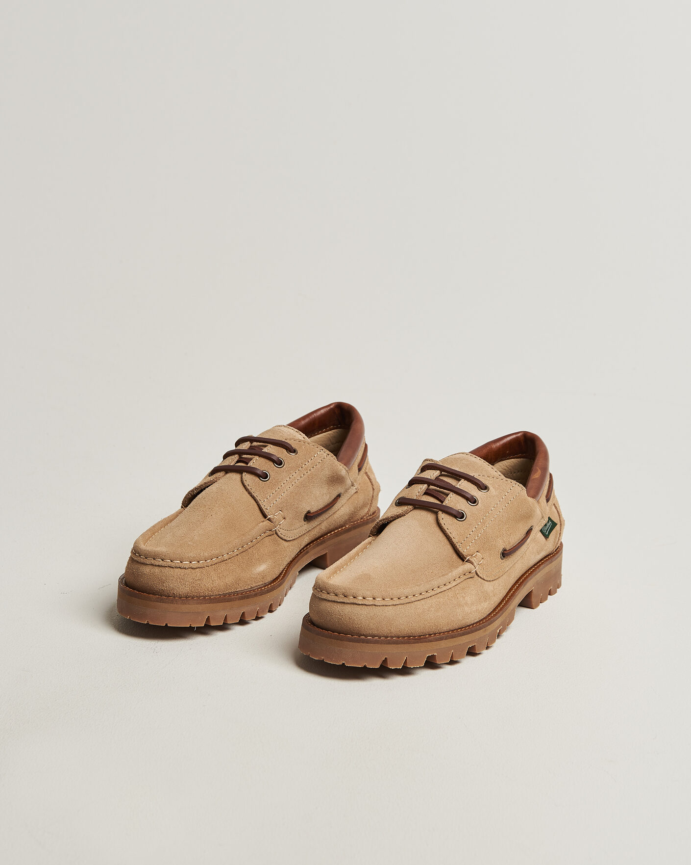 Herr | Derbys | Paraboot | Briac Moc Toe Derby Sand Suede