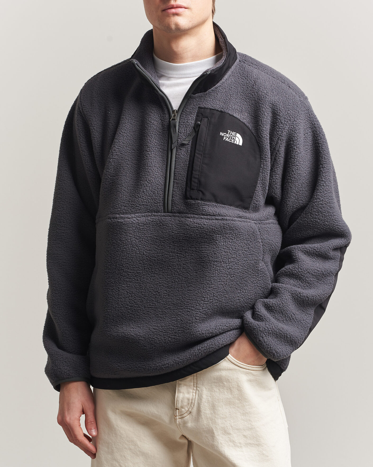 Herr | Tröjor | The North Face | Yumiori Fleece Half Zip Asphalt Grey