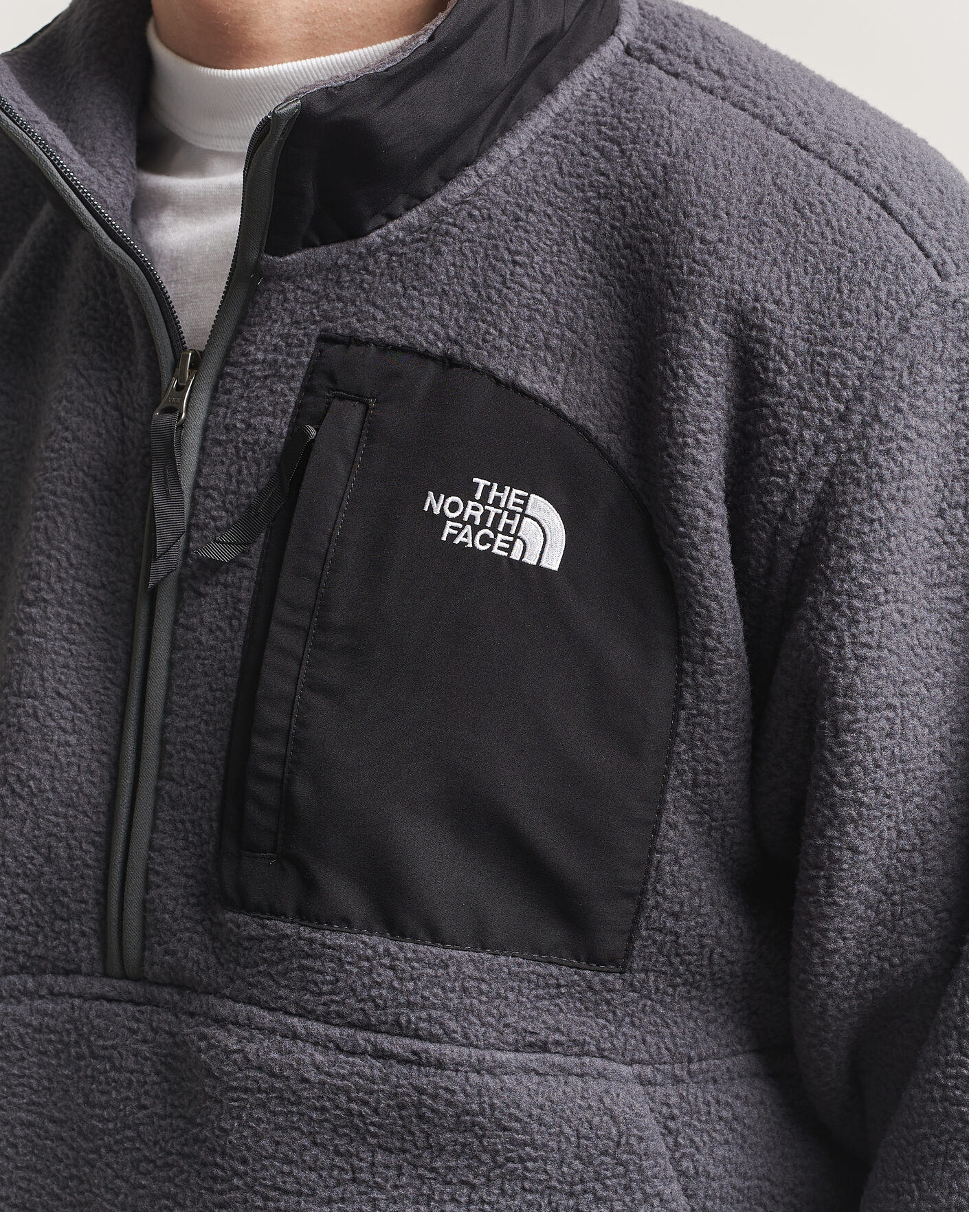 Herr | Tröjor | The North Face | Yumiori Fleece Half Zip Asphalt Grey