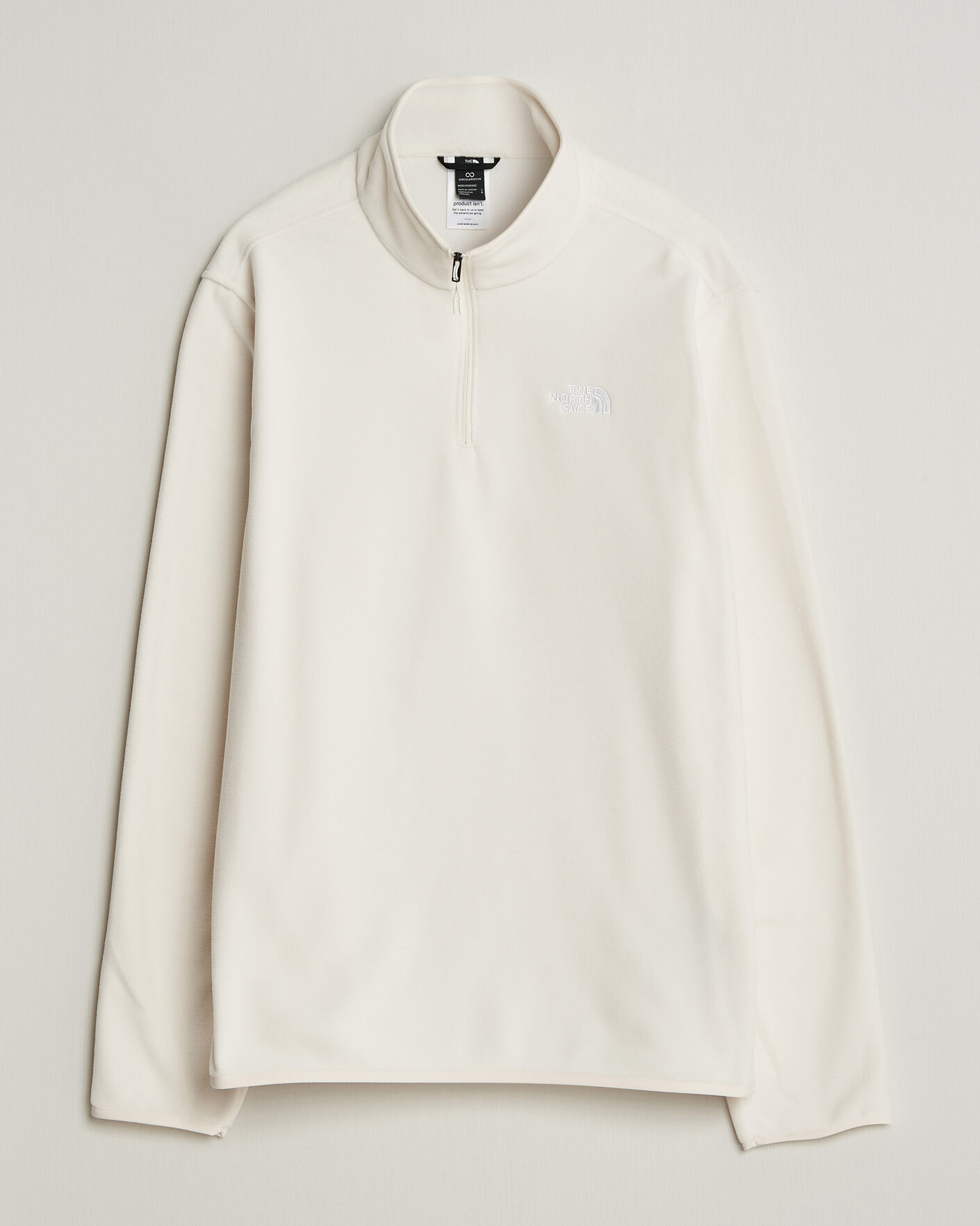 Herr | Tröjor | The North Face | Glacier 1/4 Zip Fleece White Dune