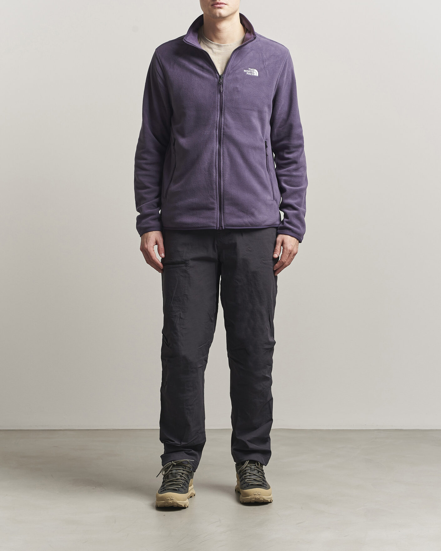 Herr | Tröjor | The North Face | Glacier Full Zip Fleece Endless Dusk