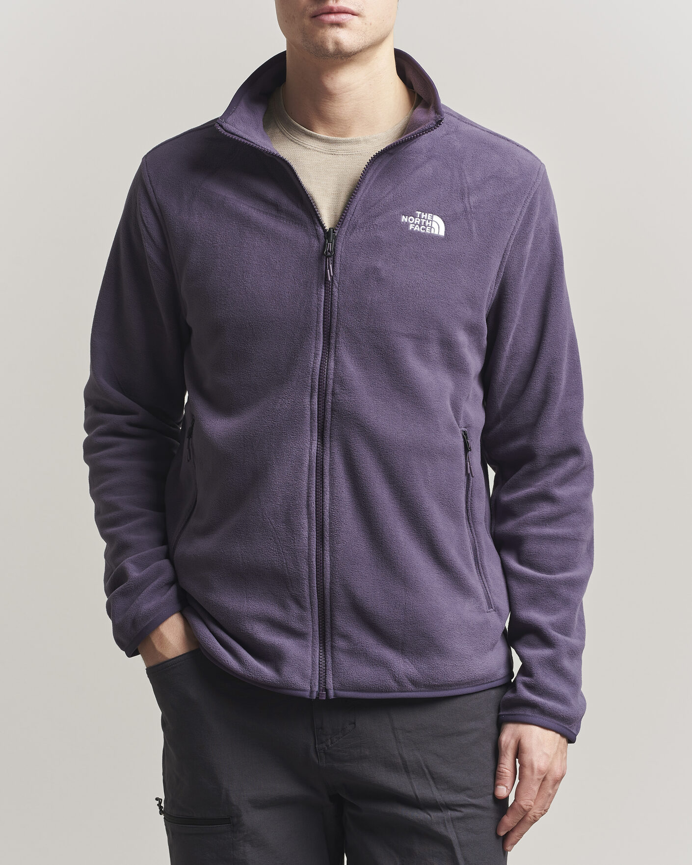 Herr | Tröjor | The North Face | Glacier Full Zip Fleece Endless Dusk
