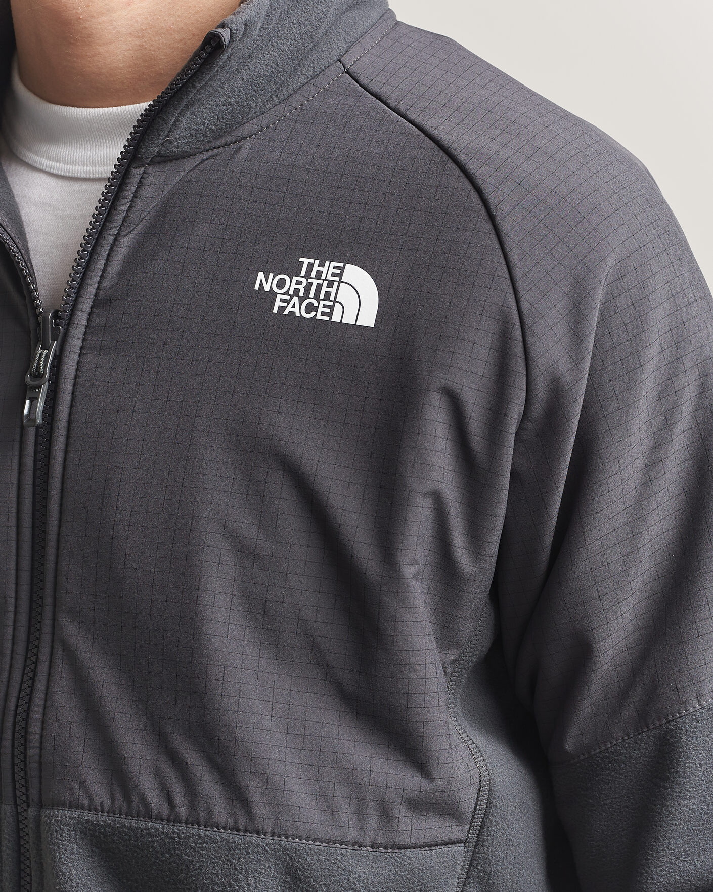Herr | Tröjor | The North Face | Glacier Hybrid Fleece  Black