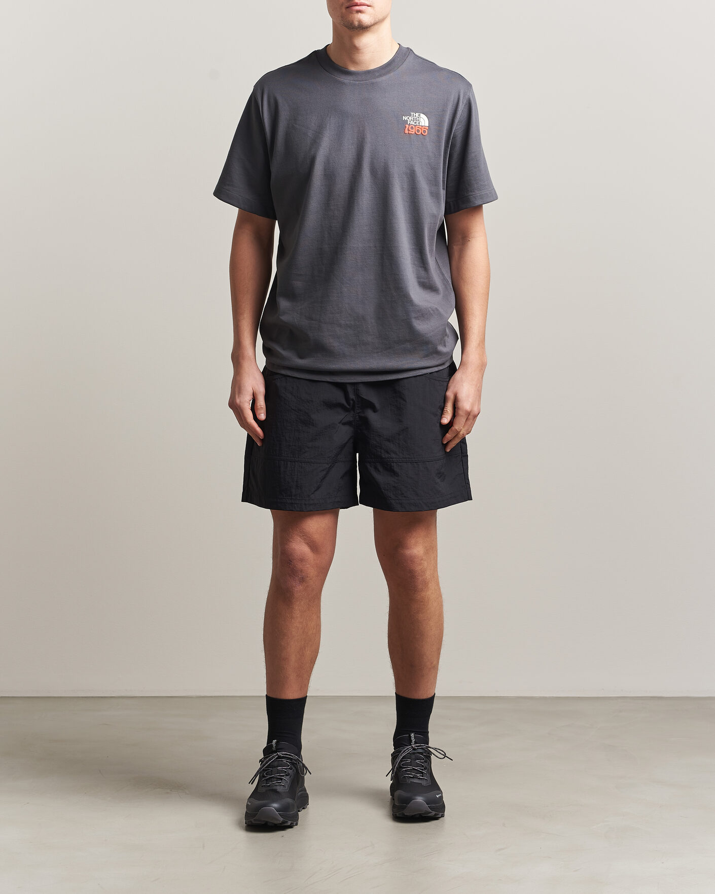 Herr | T-Shirts | The North Face | 1966 Printed T-Shirt Anthracite Grey