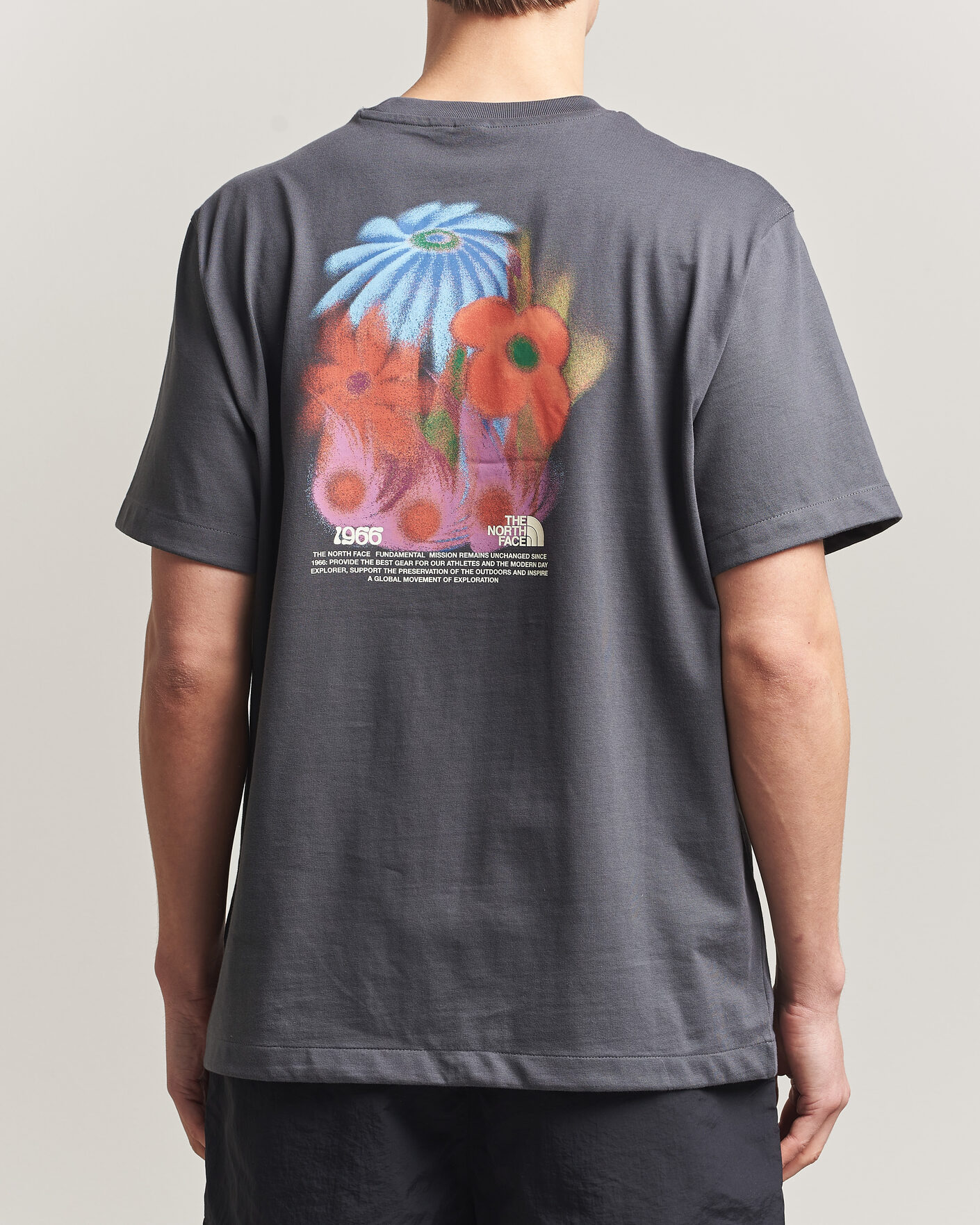 Herr | T-Shirts | The North Face | 1966 Printed T-Shirt Anthracite Grey