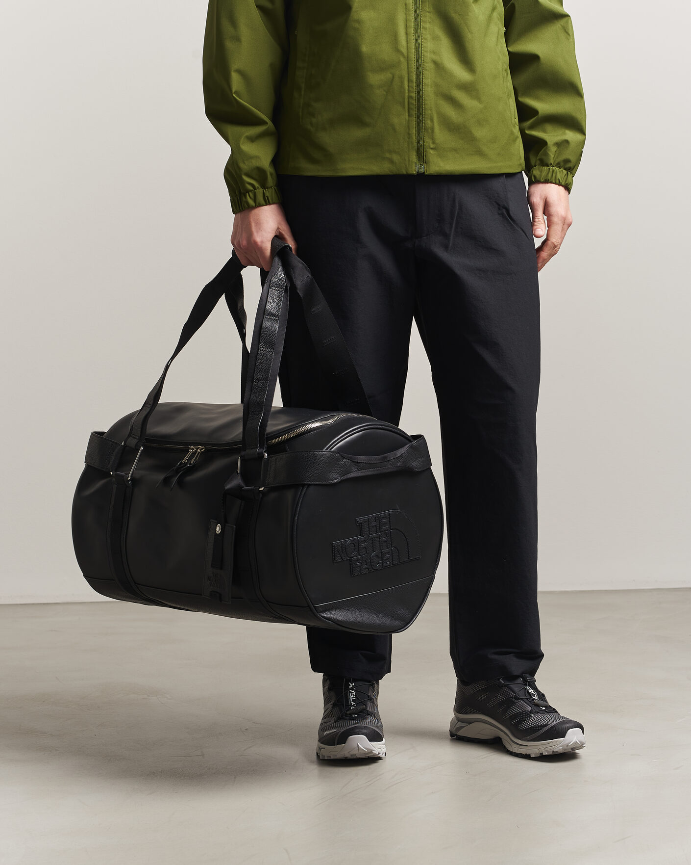 Herr | Väskor | The North Face | Anniversary Base Camp Duffel Leather Black