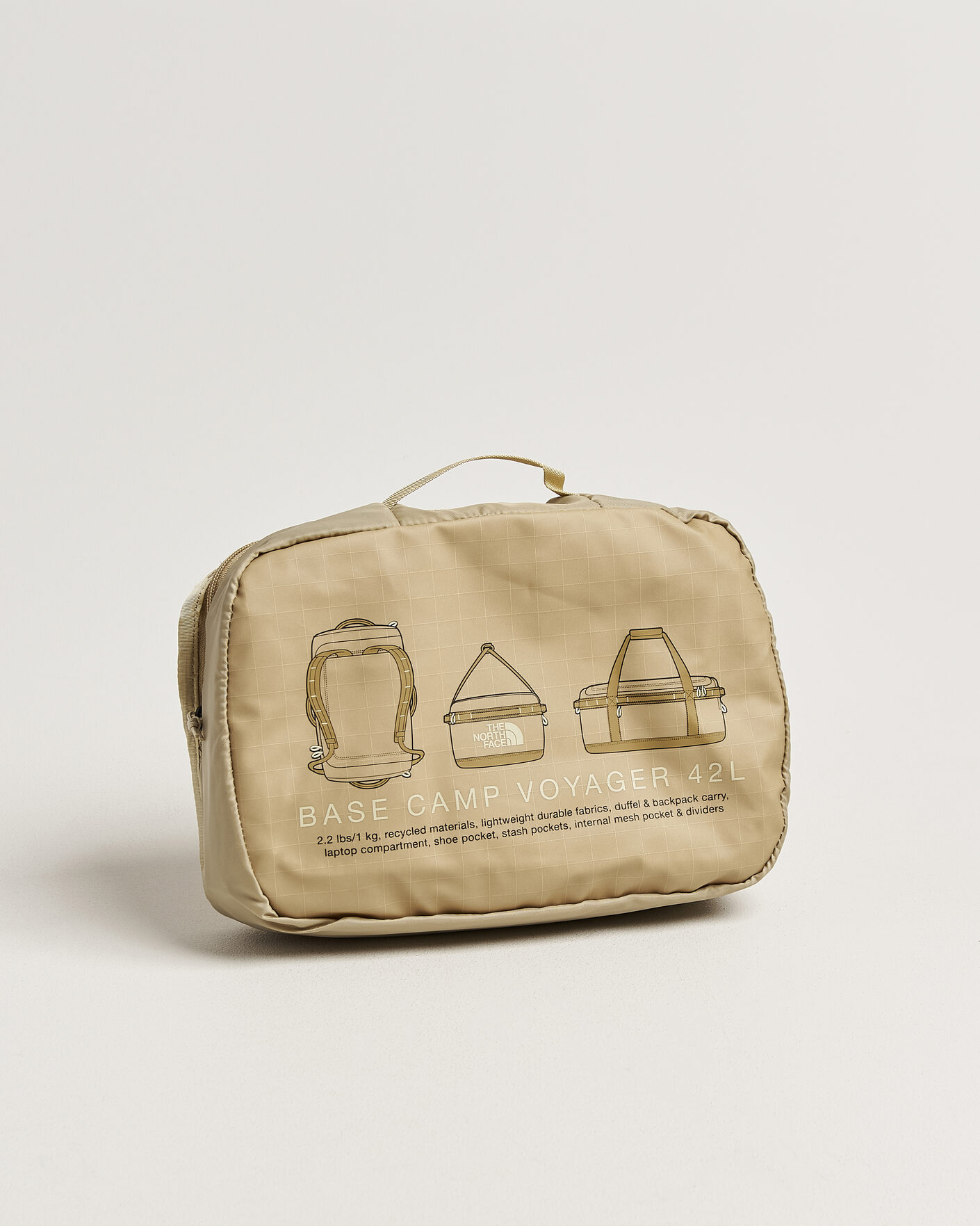 Herr | Väskor | The North Face | Base Camp Voyager Duffel 42 Khaki Stone