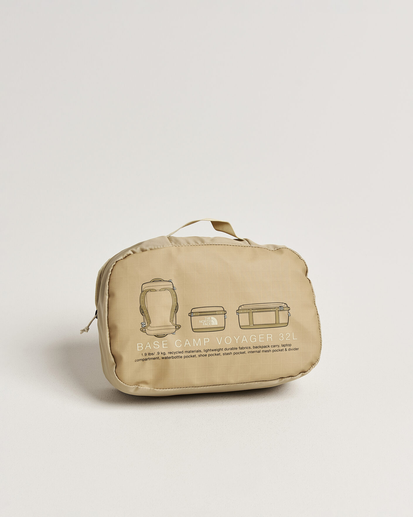 Herr | Väskor | The North Face | Base Camp Voyager Duffel 32 Khaki Stone