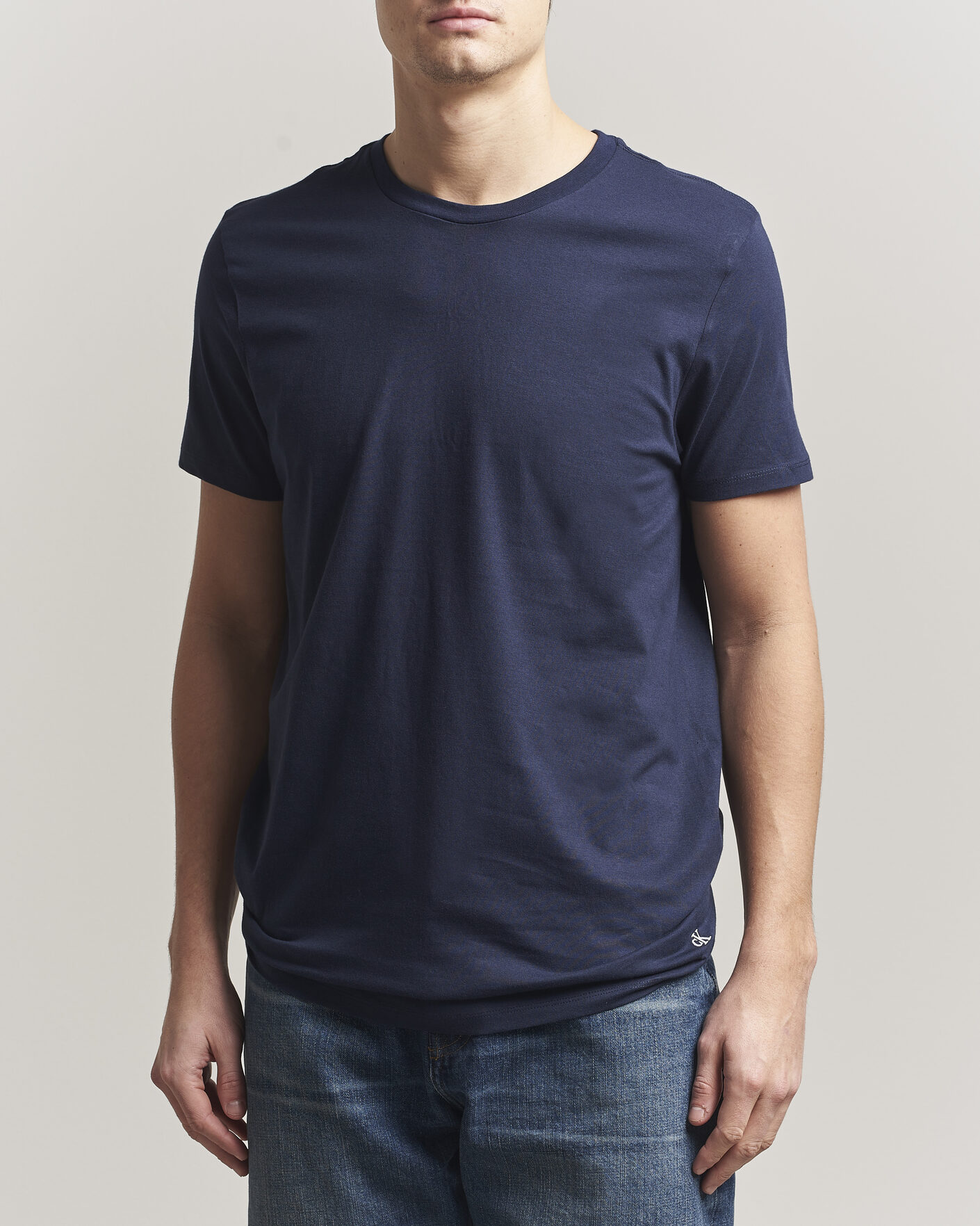 Herr | T-Shirts | Calvin Klein | 3-Pack Cotton Crew Neck T-Shirt Navy/Red/Blue