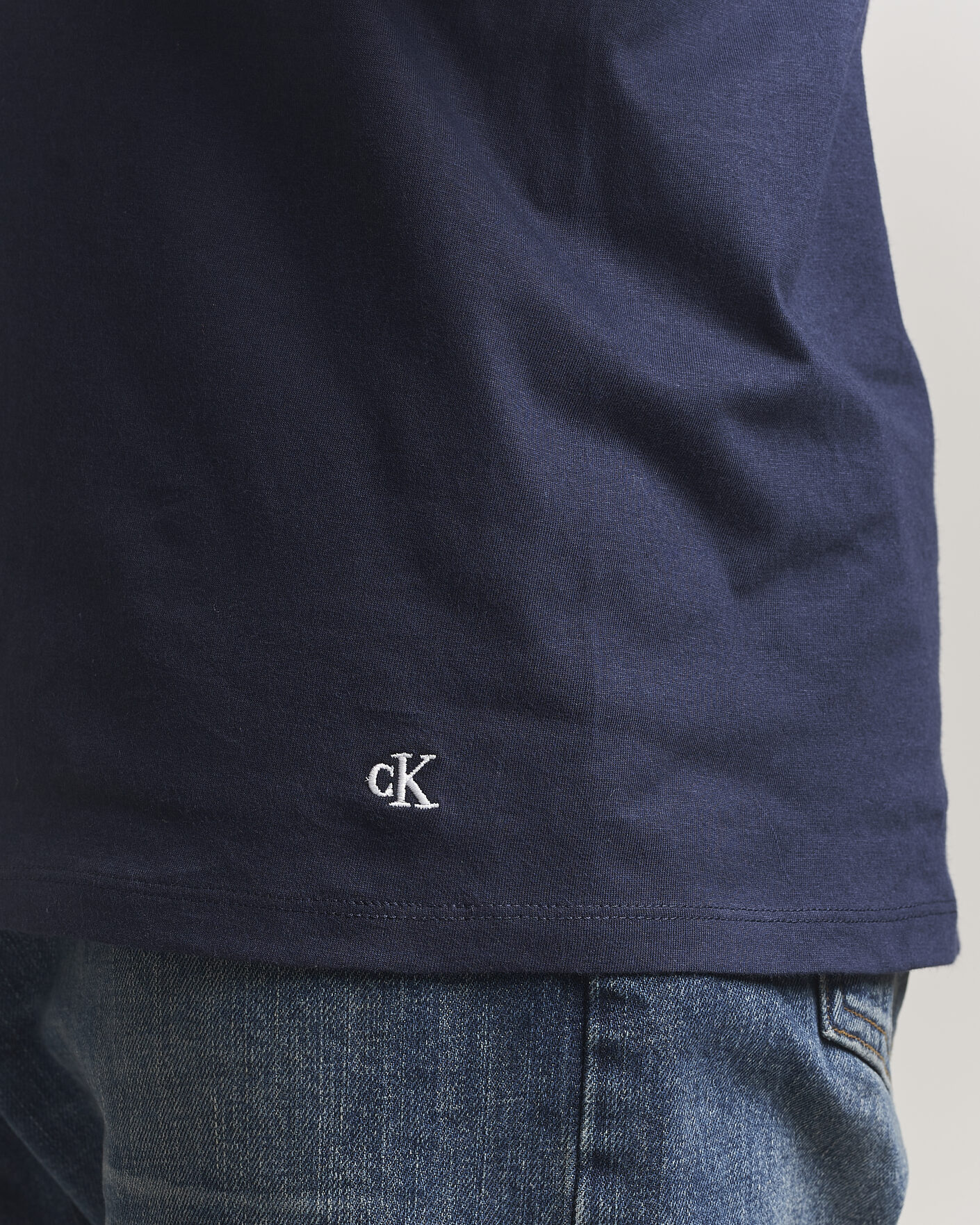 Herr | T-Shirts | Calvin Klein | 3-Pack Cotton Crew Neck T-Shirt Navy/Red/Blue
