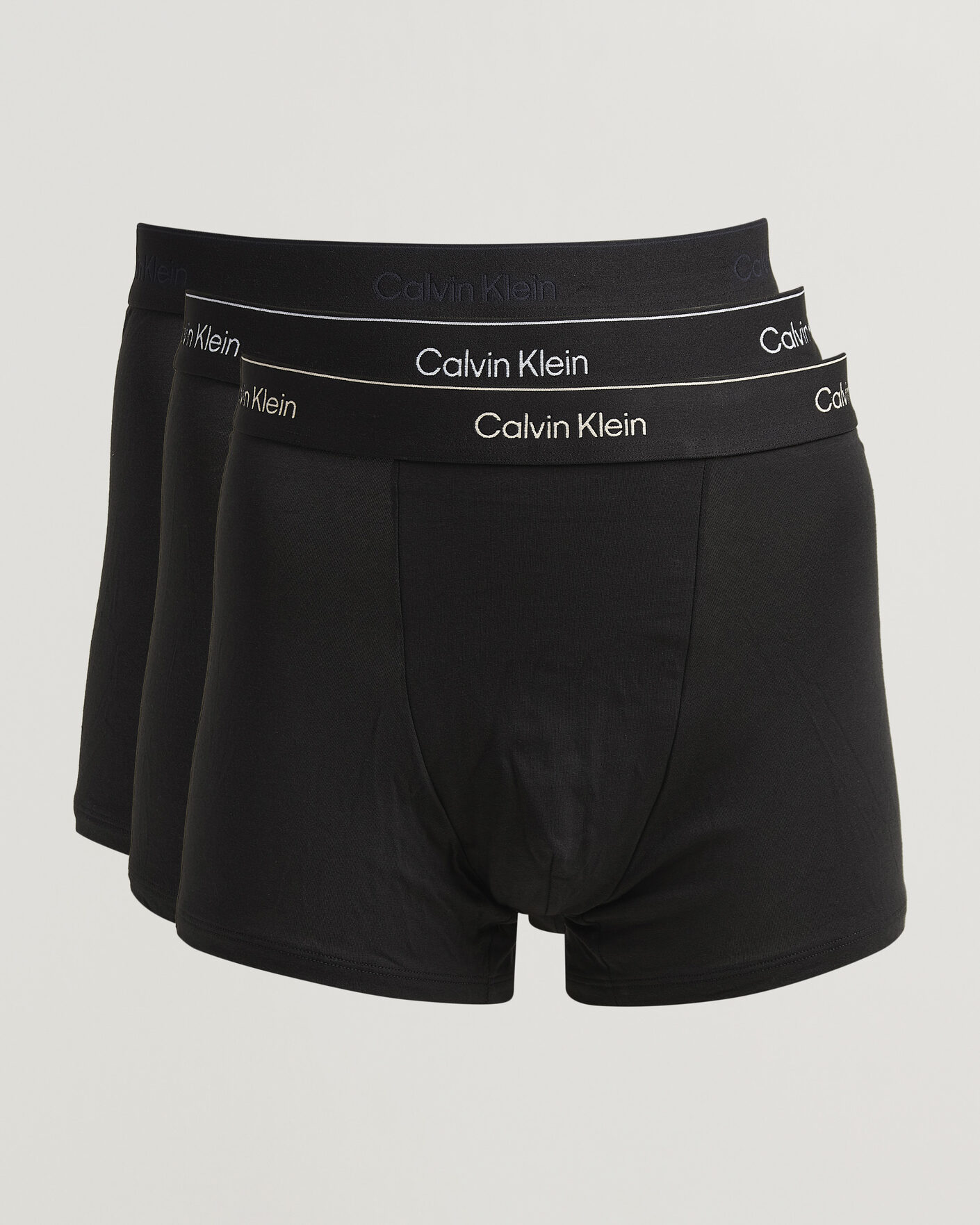 Herr | Underkläder | Calvin Klein | 3-Pack Icon Cotton Stretch Relaxed Trunk Black