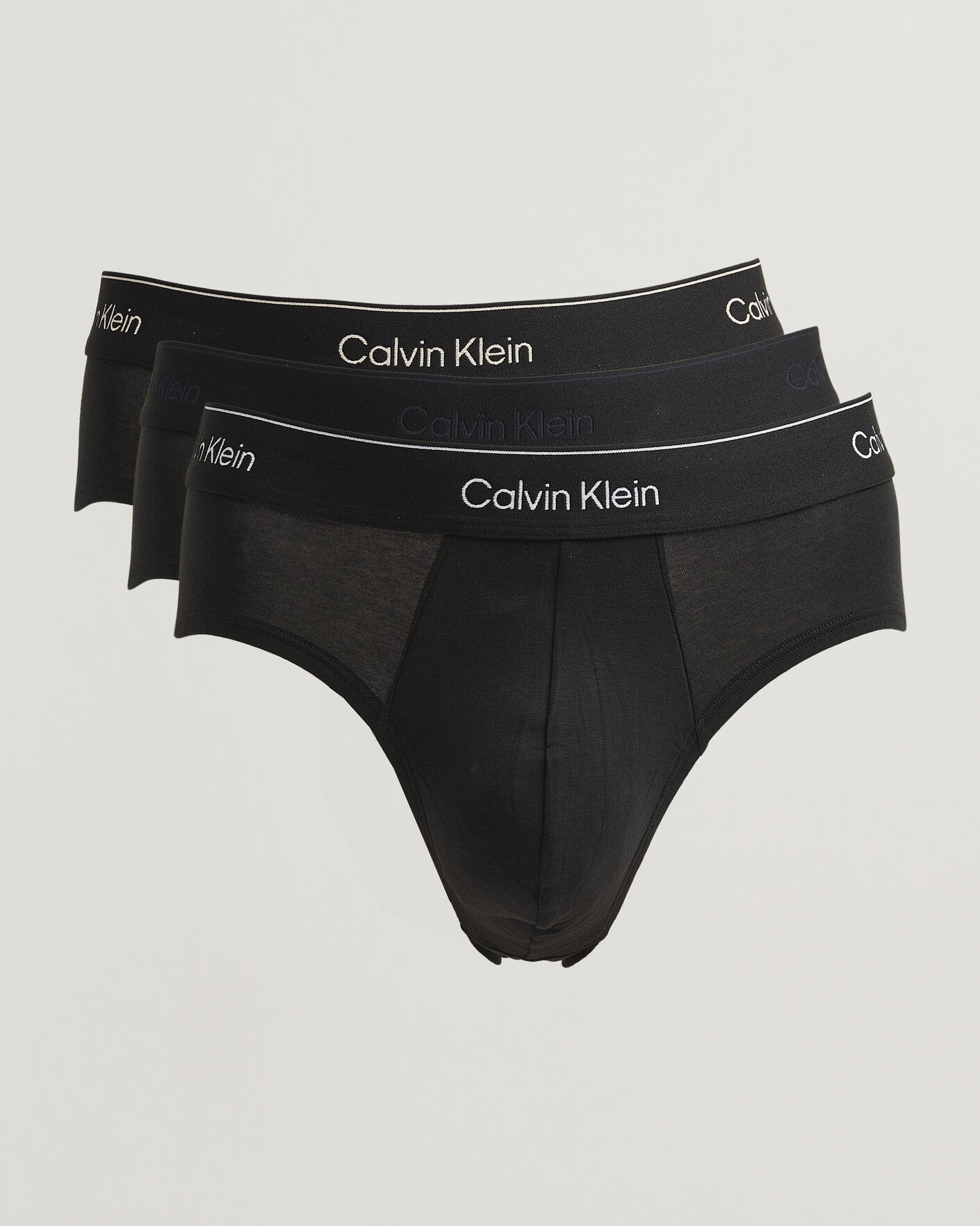 Herr | Underkläder | Calvin Klein | 3-Pack Icon Cotton Stretch Hip Brief Black