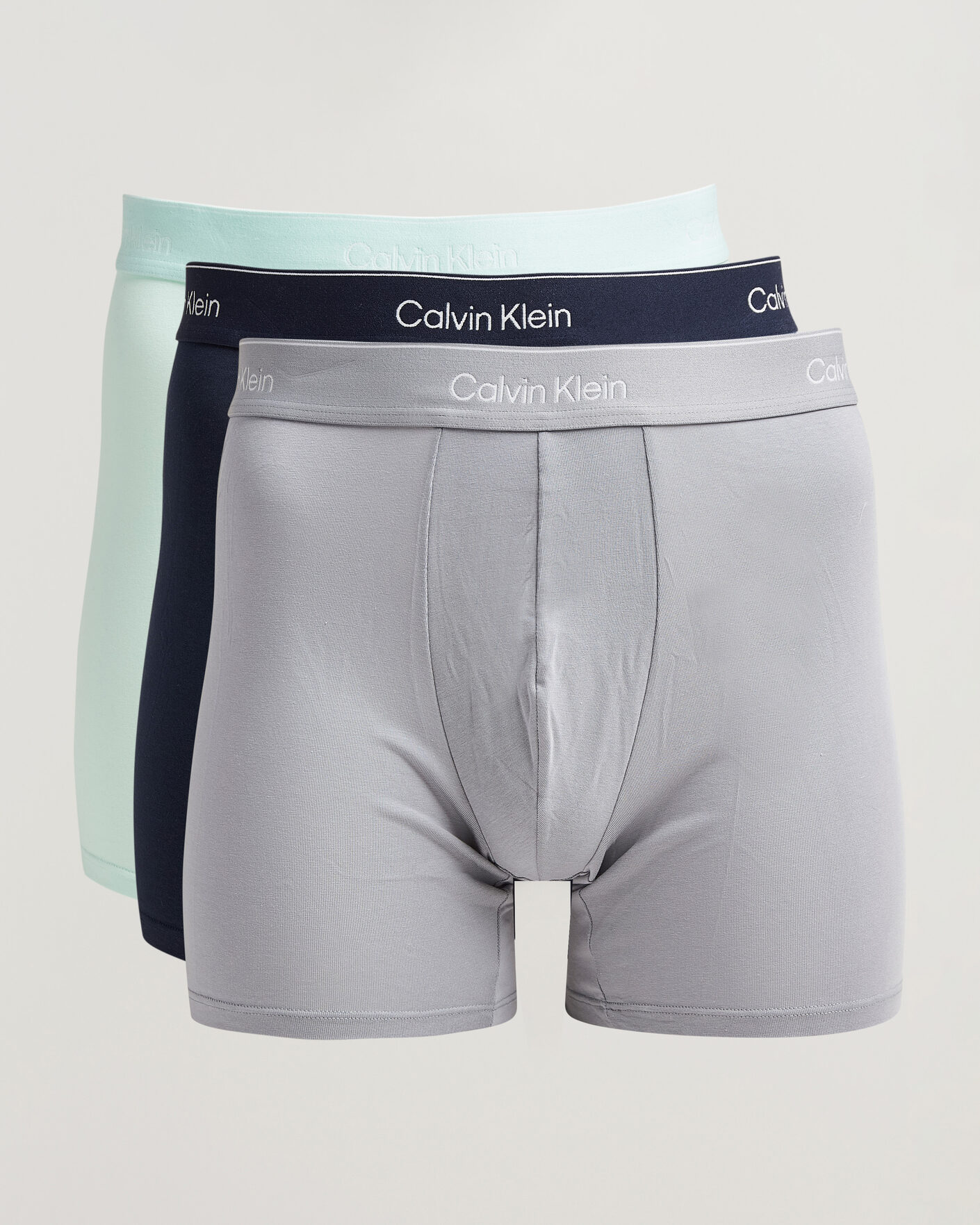 Herr | Underkläder | Calvin Klein | 3-Pack Icon Cotton Stretch Boxer Brief Black/Grey/Green