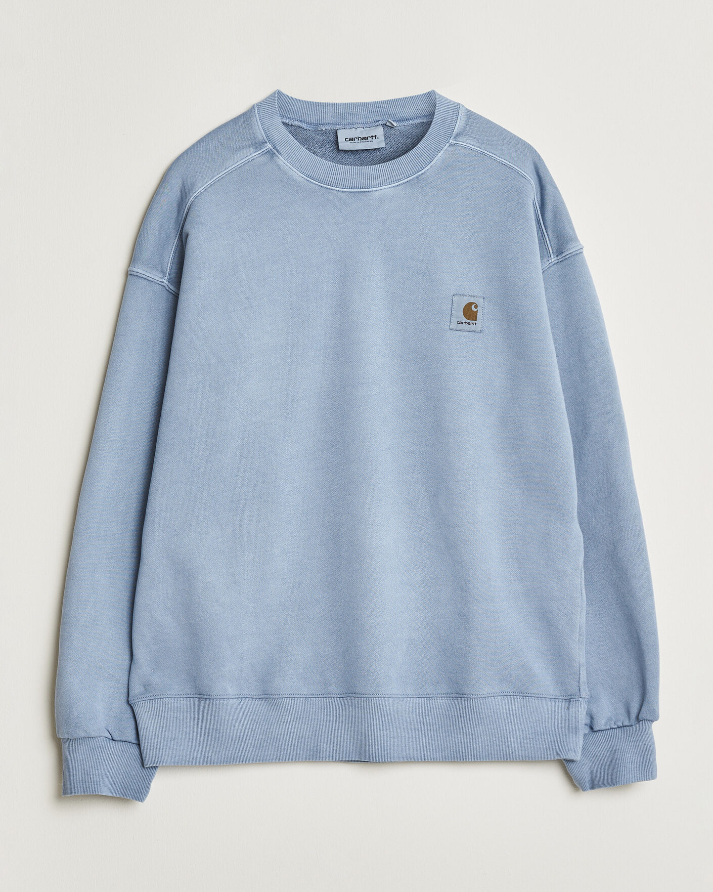 Herr | Tröjor | Carhartt WIP | Nelson Sweatshirt Gentle Blue