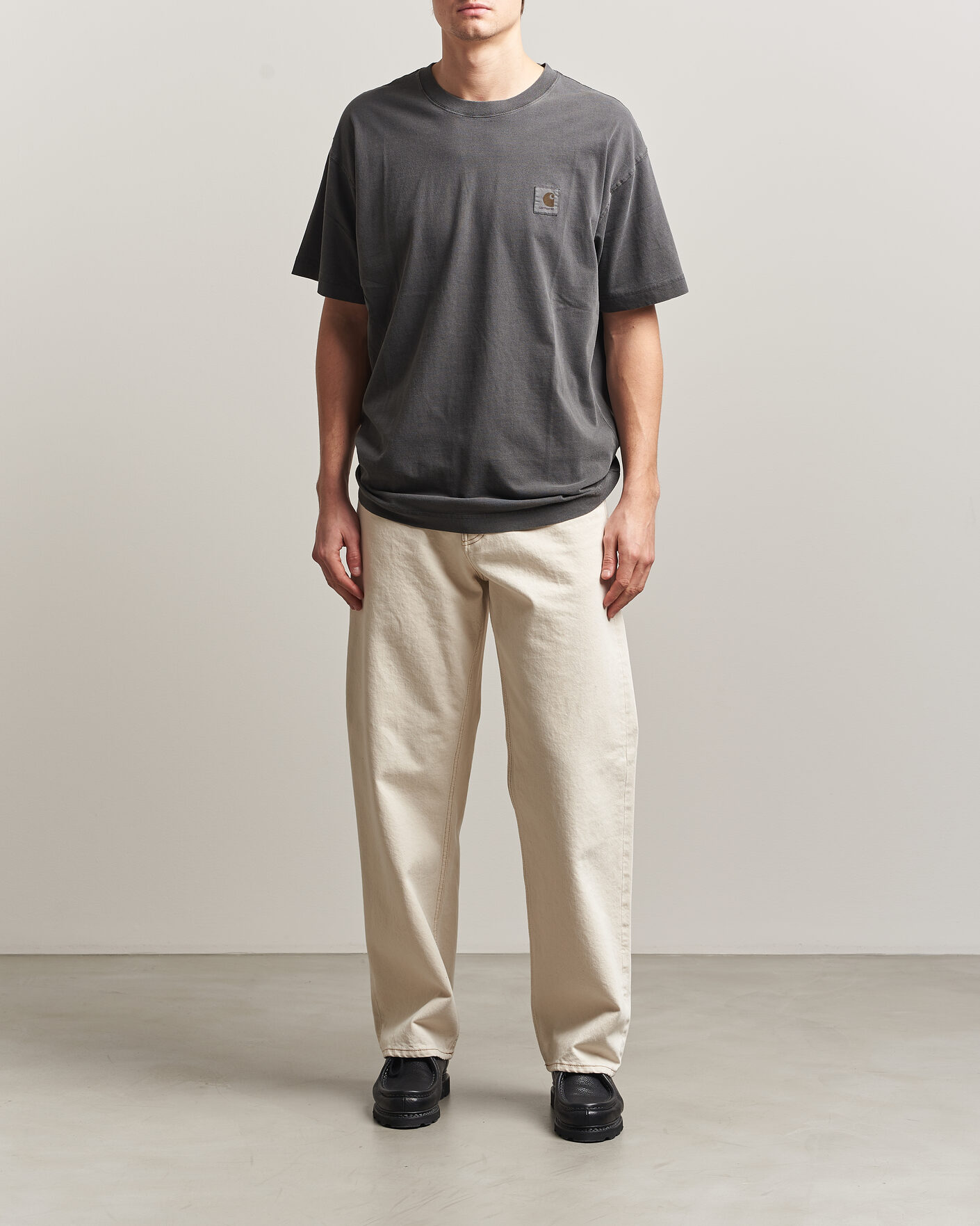 Herr | T-Shirts | Carhartt WIP | Nelson Cotton T-Shirt Black