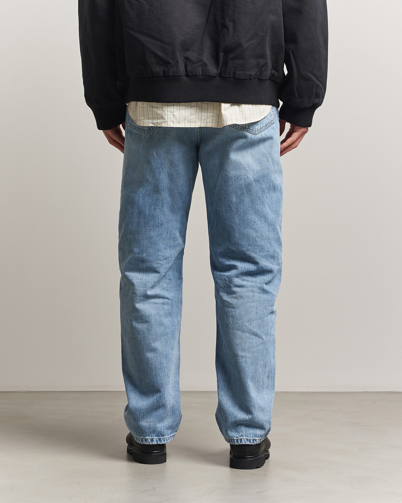 Herr | Skjortor | Carhartt WIP | Aaron Pant Smith Denim Burst Washed