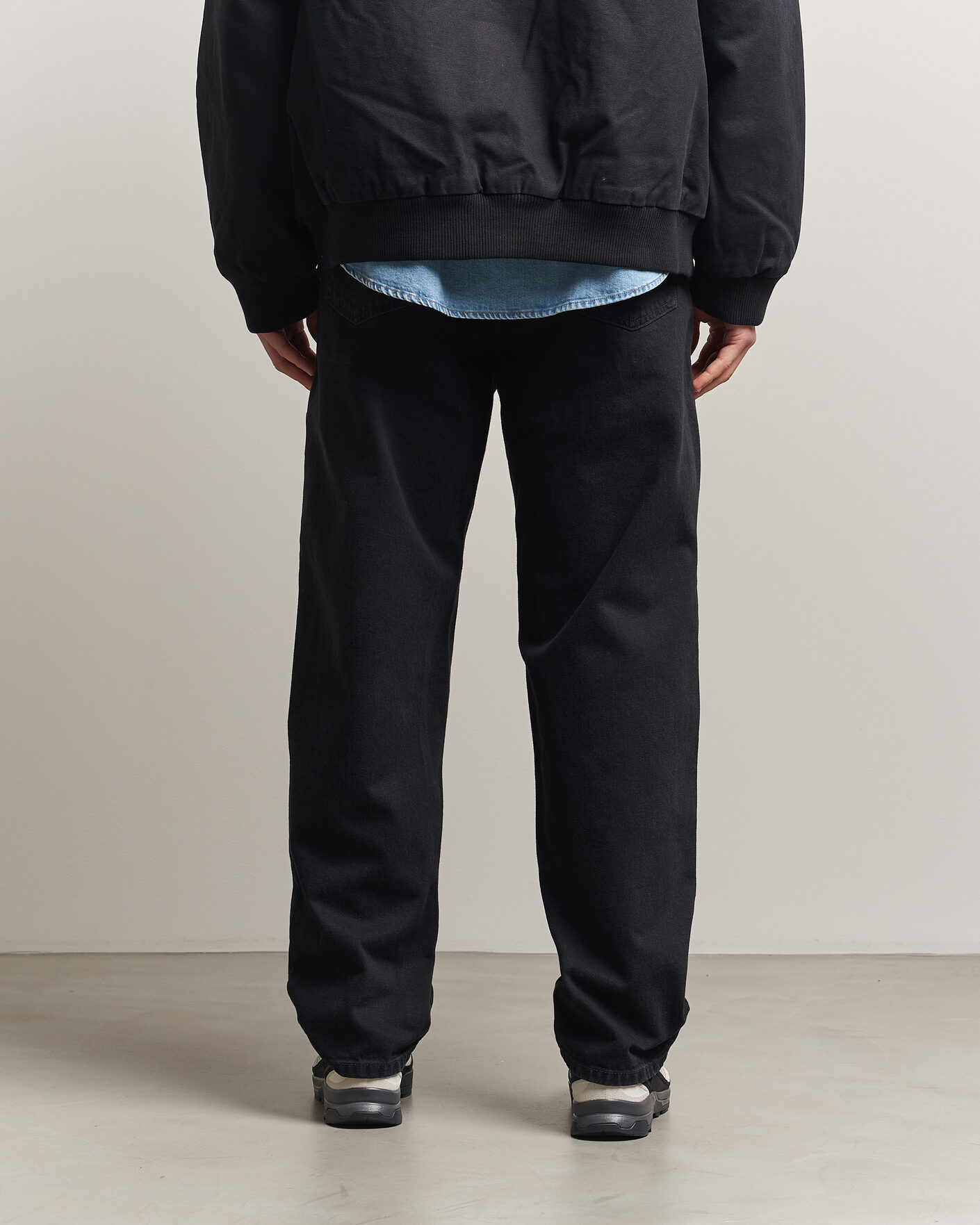 Herr | Skjortor | Carhartt WIP | Aaron Pant Smith Denim Grey Stone Wash