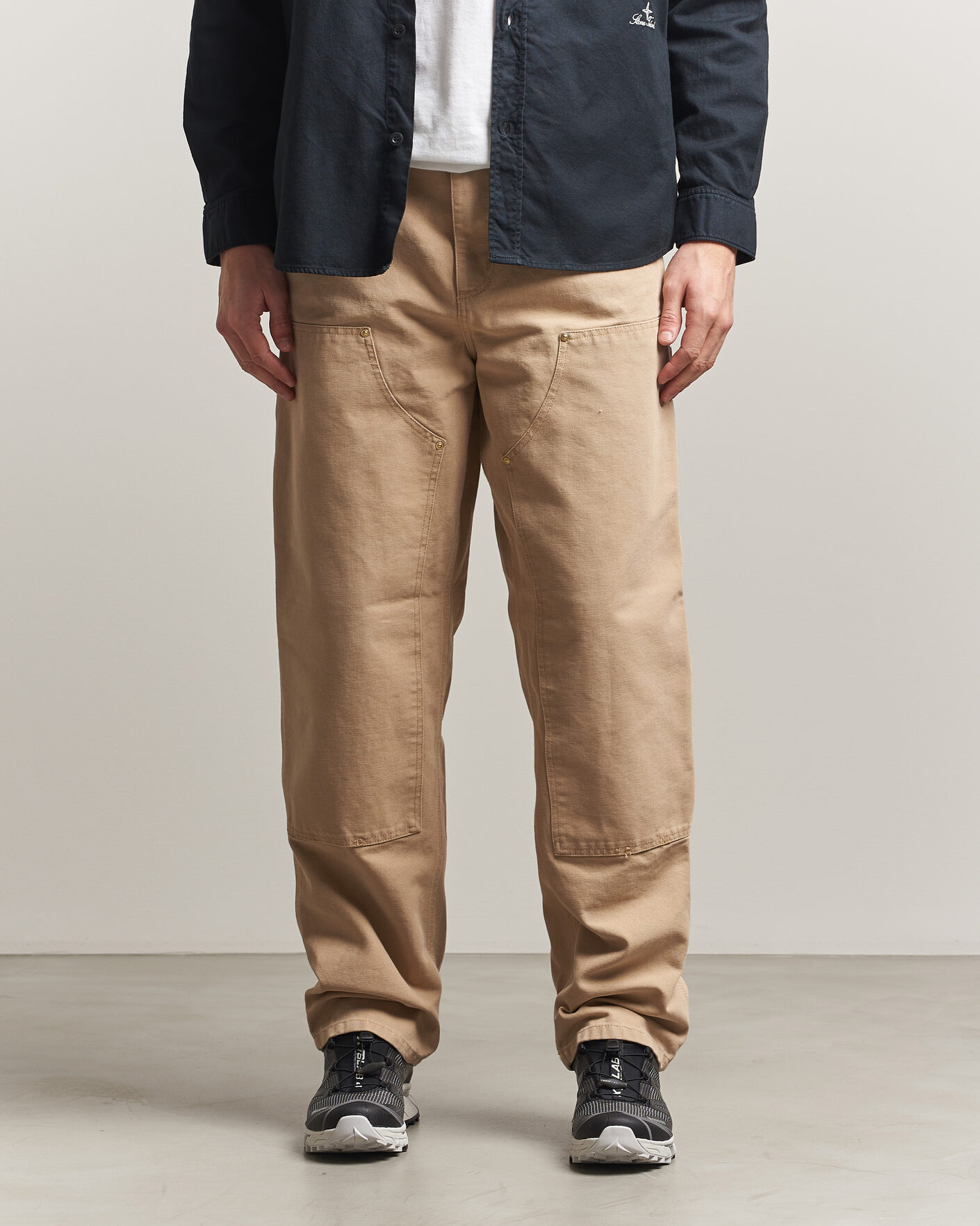 Herr | Byxor | Carhartt WIP | Double Knee Pants Dusty Age Brown