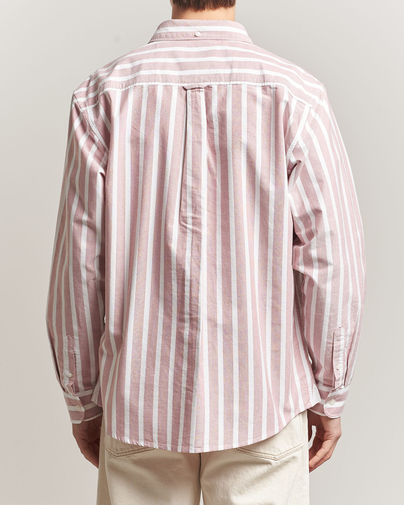 Herr | Skjortor | Carhartt WIP | Deven Striped Oxford Shirt Oxide Red