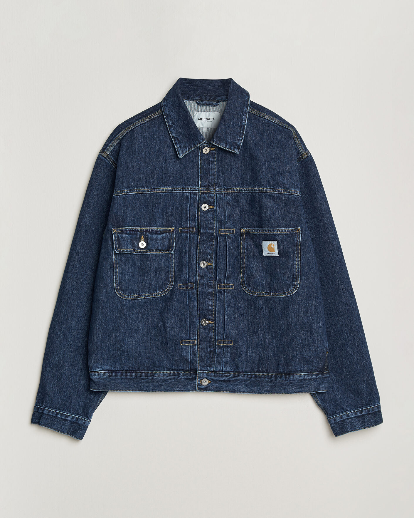 Herr | Jackor | Carhartt WIP | Belmar Denim Jacket Blue Stone Wash