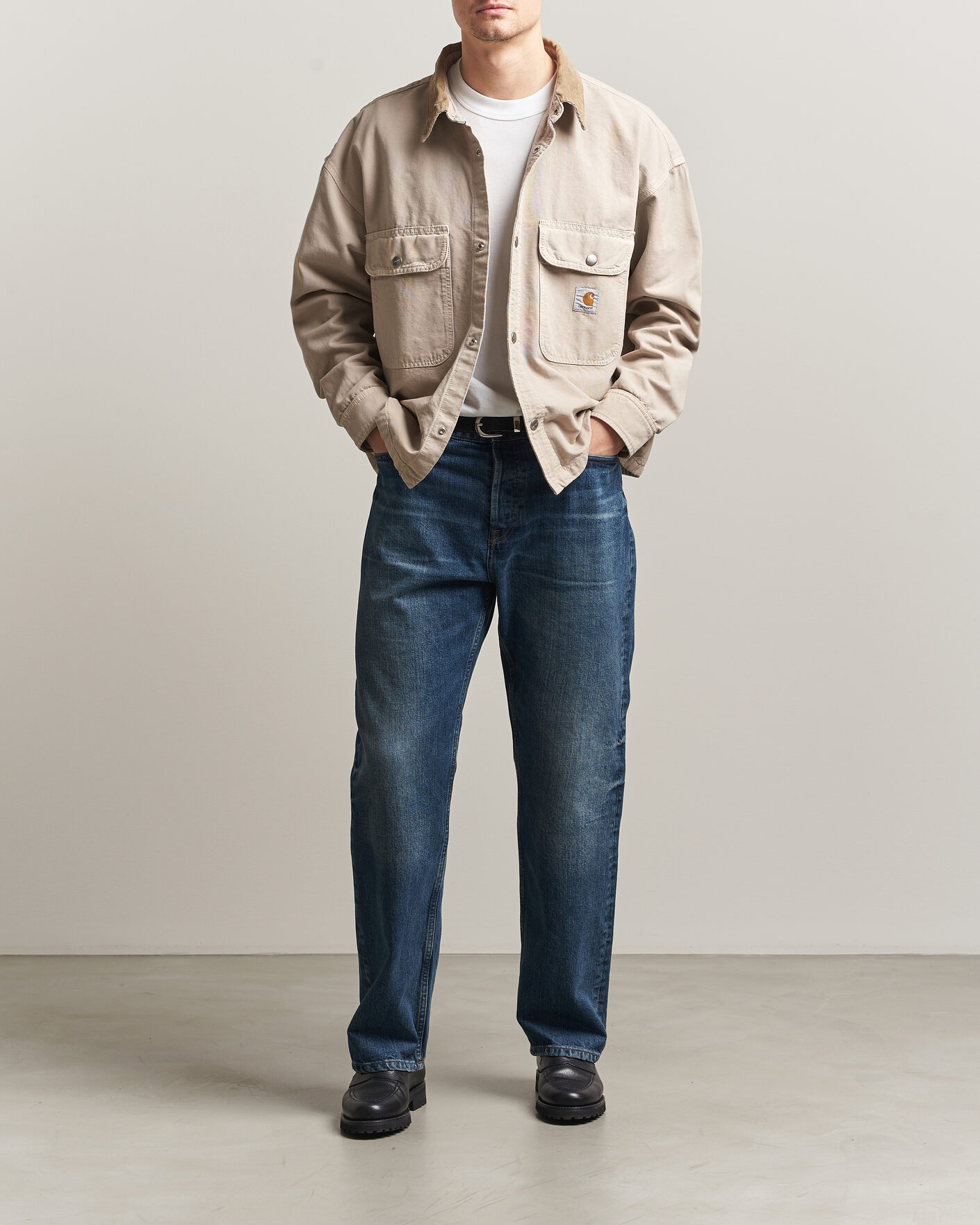 Herr | Jackor | Carhartt WIP | Prescott Shirt Jacket Beige