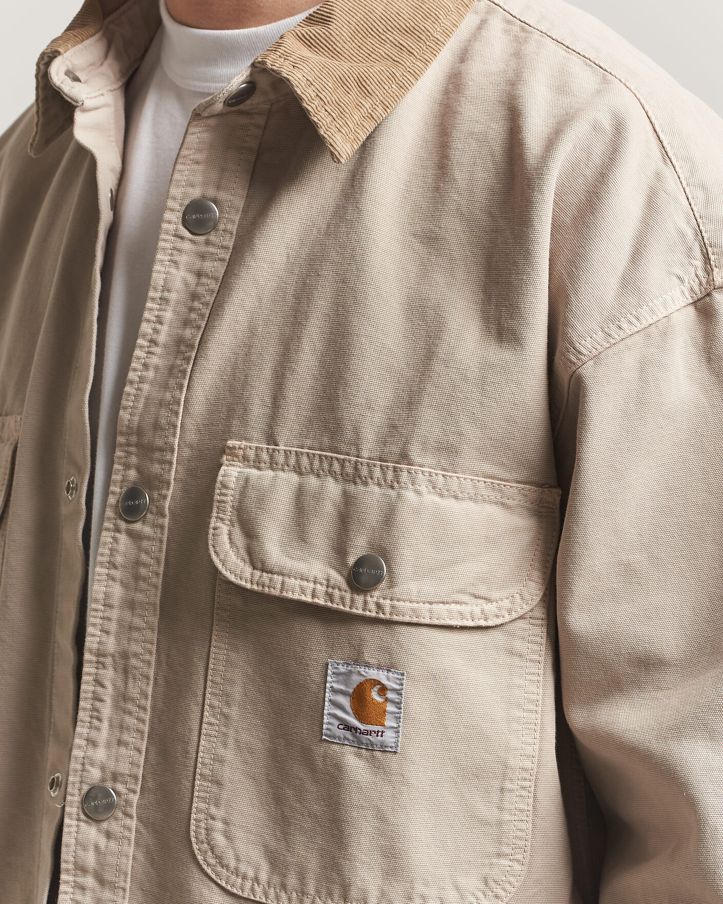 Herr | Jackor | Carhartt WIP | Prescott Shirt Jacket Beige