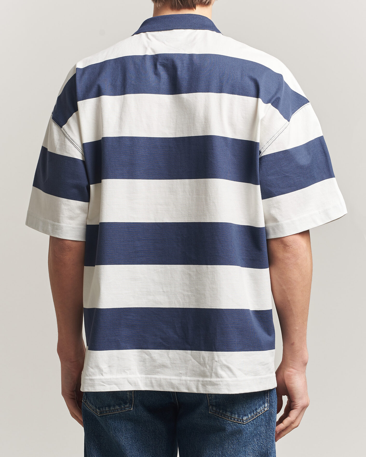 Herr | Pikéer | Carhartt WIP | Delrey Polo Blue Stripe