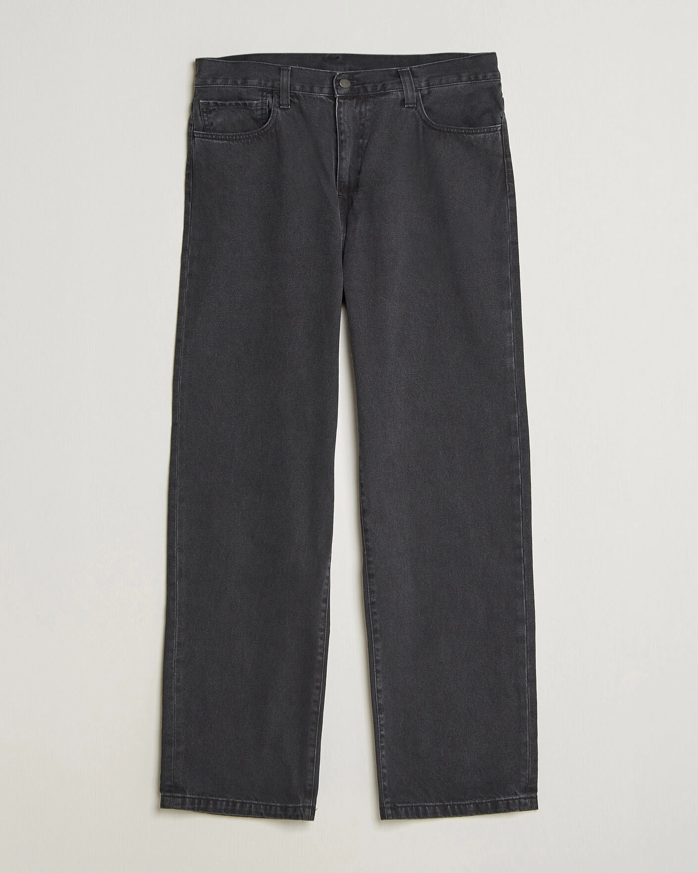 Herr | Byxor | Carhartt WIP | Landon Pant Robertson Denim Black Stone Washed