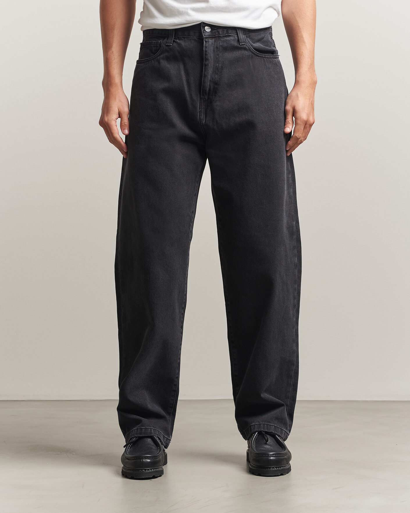 Herr | Jeans | Carhartt WIP | Landon Pant Robertson Denim Black Stone Washed