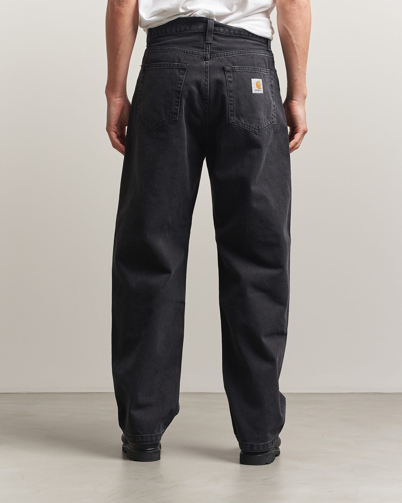 Herr | Jeans | Carhartt WIP | Landon Pant Robertson Denim Black Stone Washed