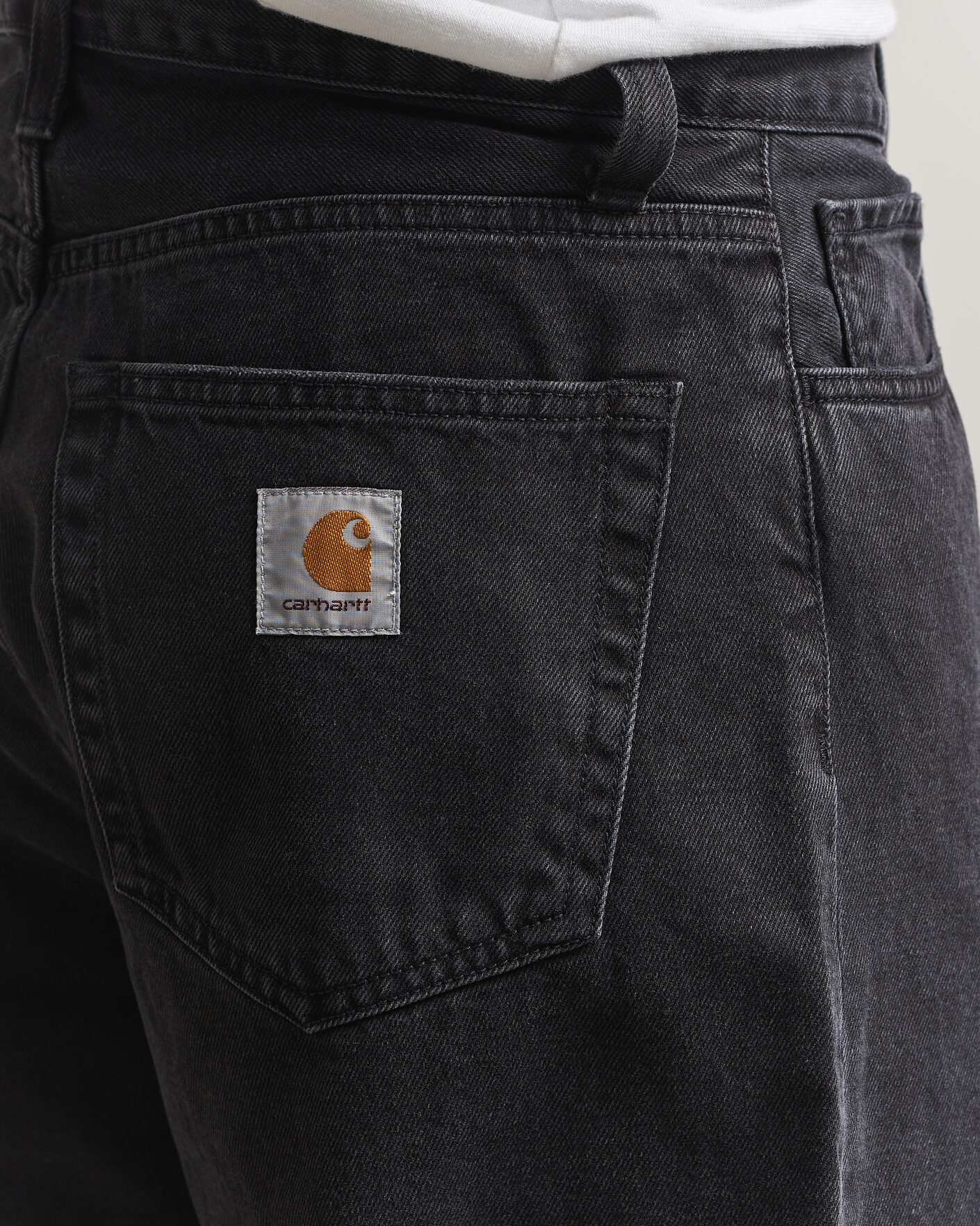 Herr | Jeans | Carhartt WIP | Landon Pant Robertson Denim Black Stone Washed