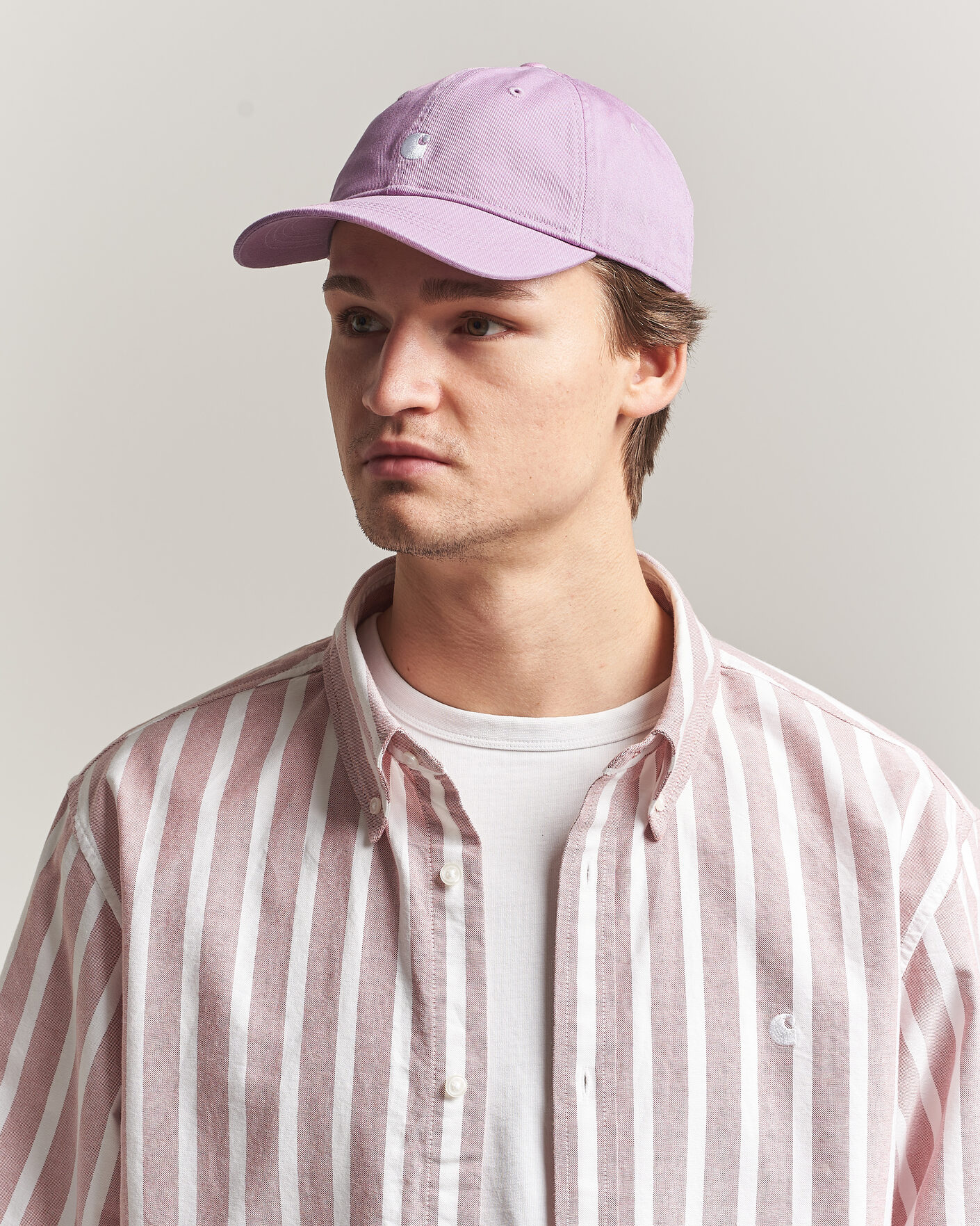 Herr | Hattar & kepsar | Carhartt WIP | Madison Logo Cap Gentle Purple