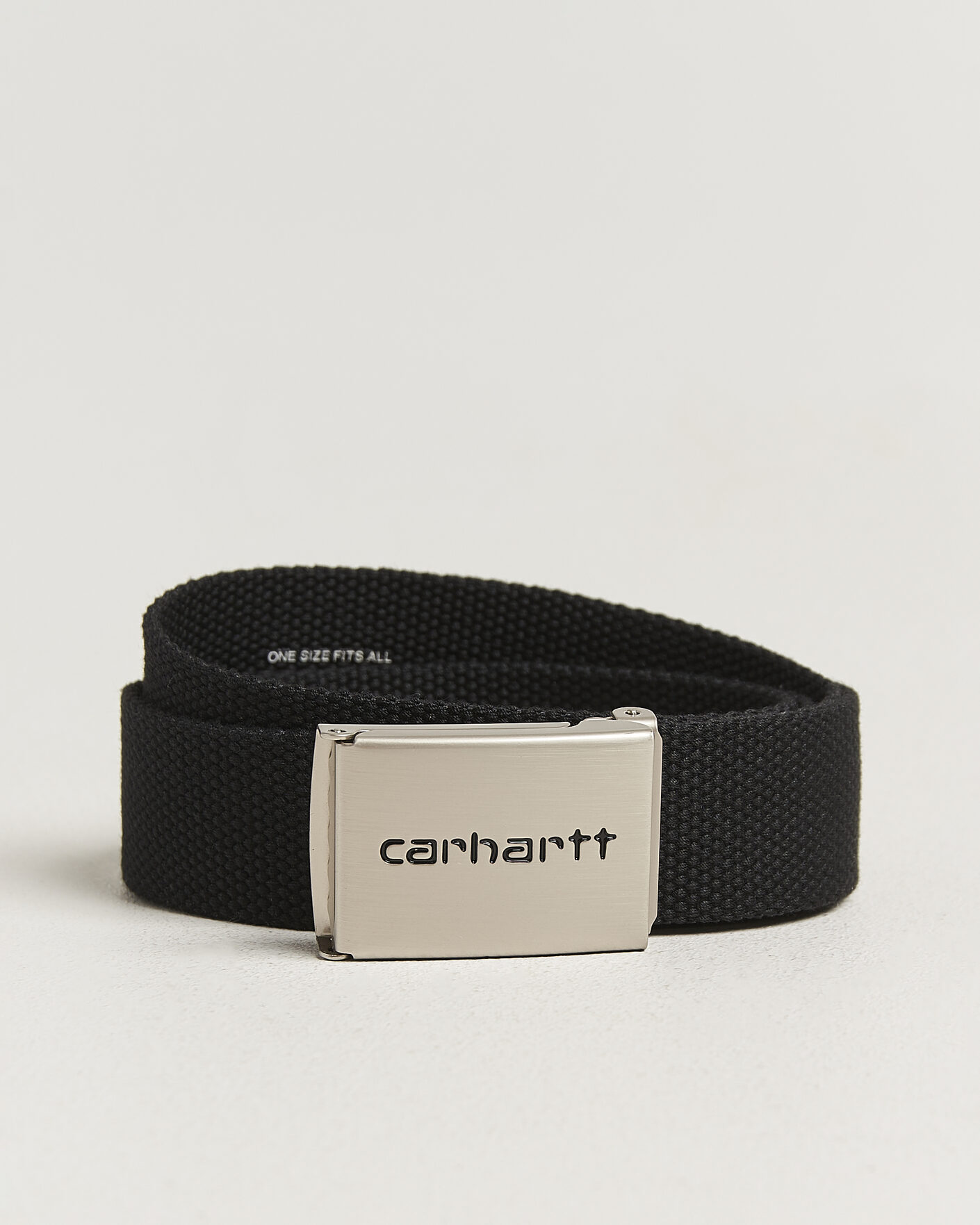 Herr | Bälten | Carhartt WIP | Clip Belt Chrome Black