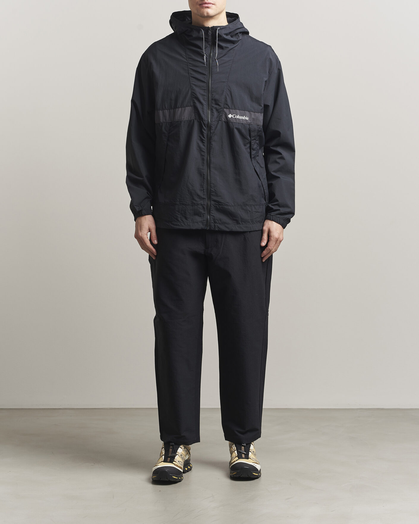 Herr | Jackor | Columbia | Spire Valley Hooded Windbreaker Black