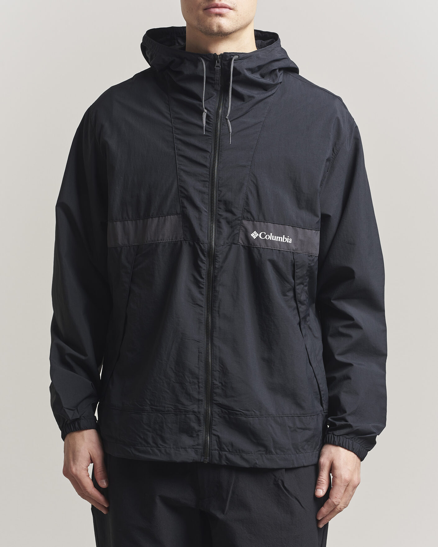 Herr | Jackor | Columbia | Spire Valley Hooded Windbreaker Black