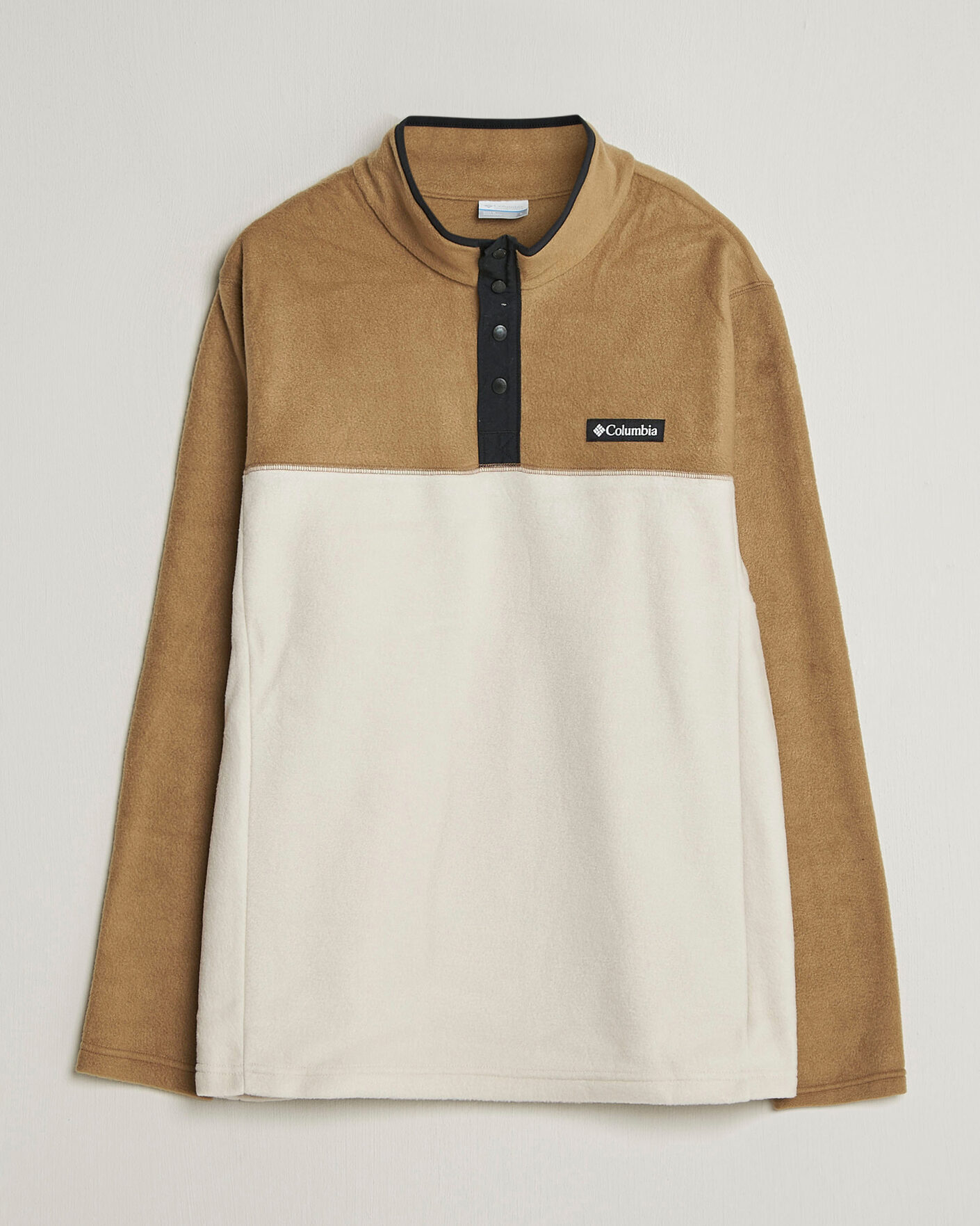 Herr | Tröjor | Columbia | Steens Mountain Half Zip 2.0 Fleece Dark Stone/Delta