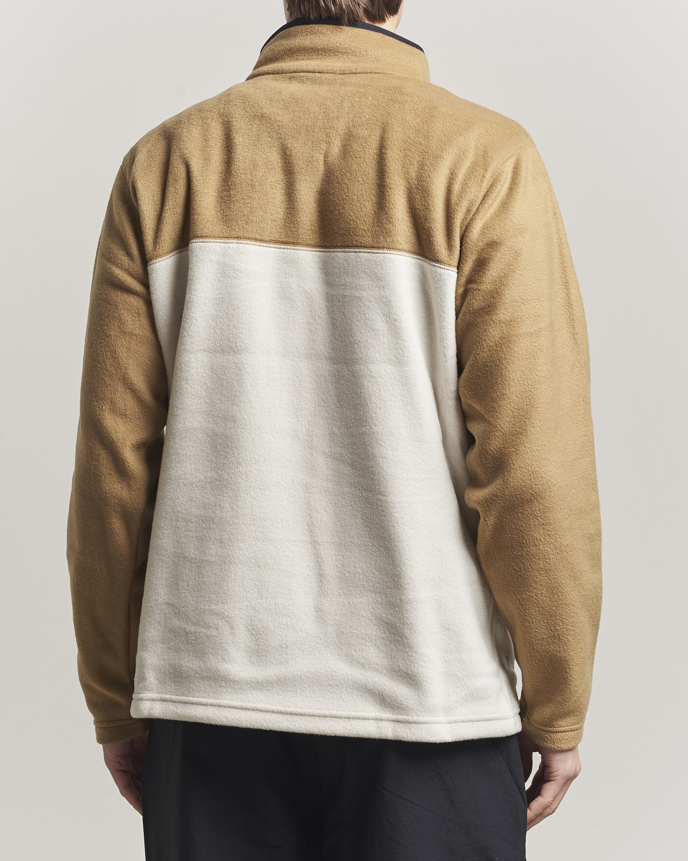 Herr | Tröjor | Columbia | Steens Mountain Half Zip 2.0 Fleece Dark Stone/Delta