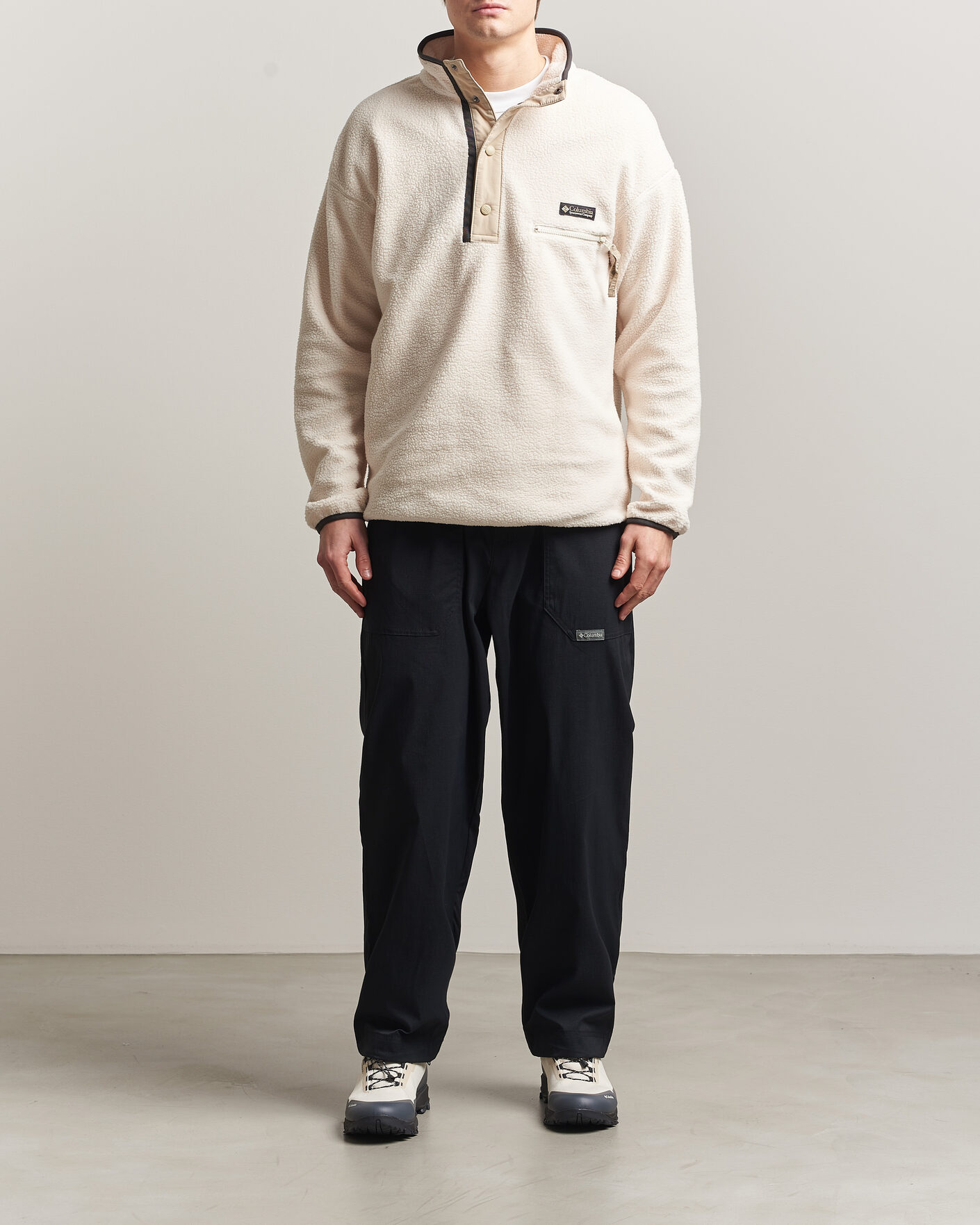 Herr | Tröjor | Columbia | Helvetia II Half Snap Fleece Chalk