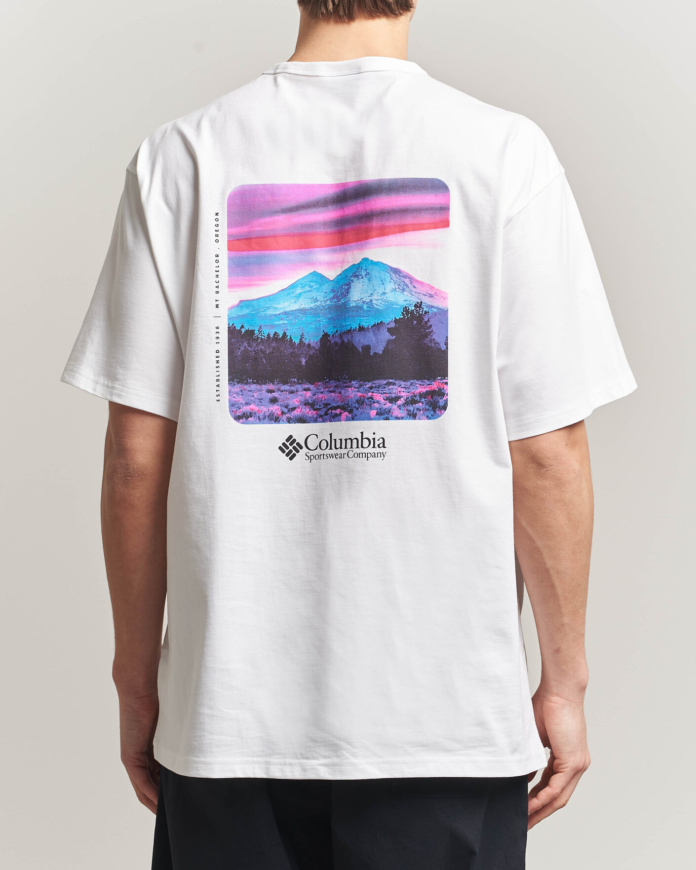 Herr | T-Shirts | Columbia | Heavyweight Back Graphic T-Shirt White