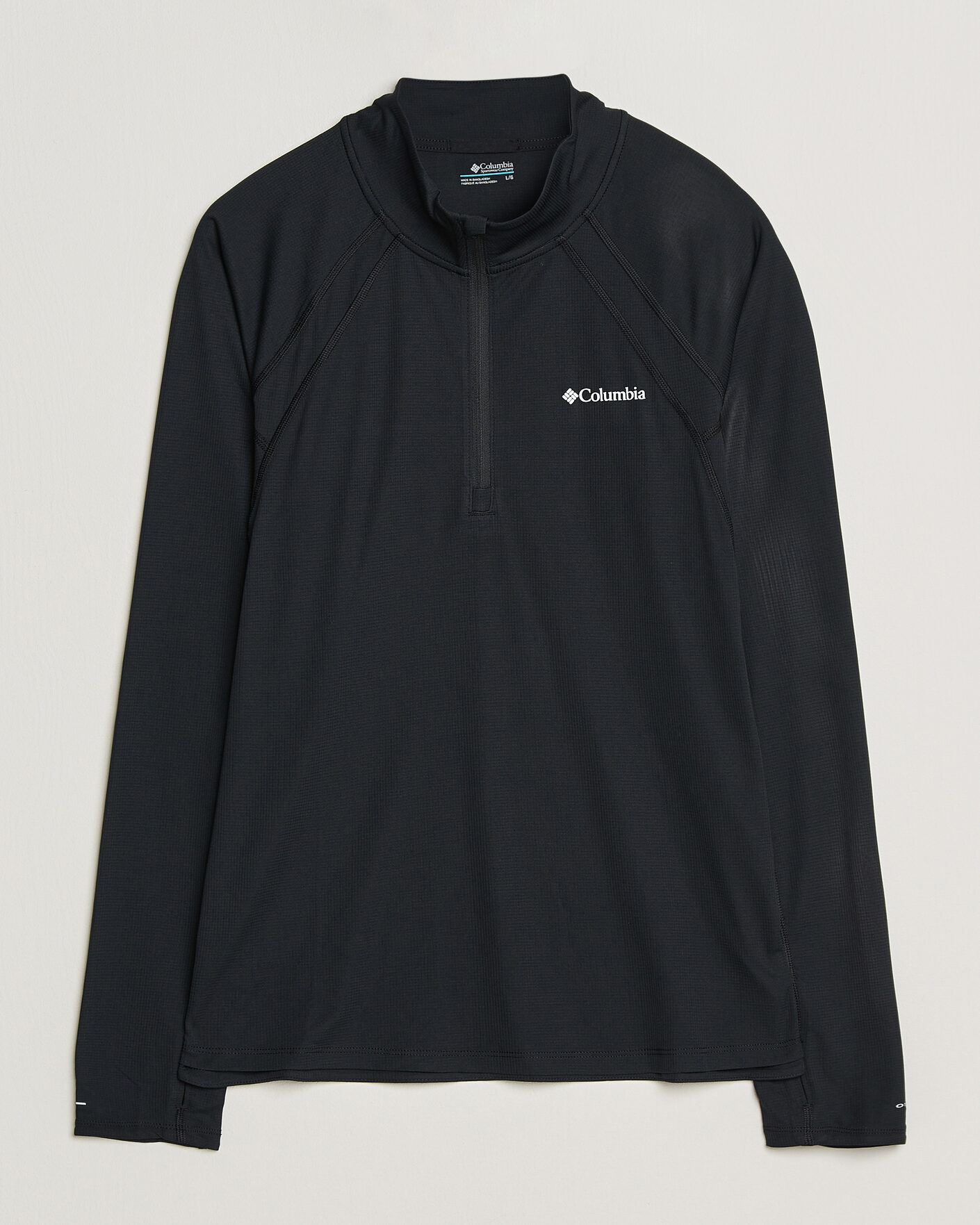 Herr | T-Shirts | Columbia | Stealth Spring Half-Zip T-Shirt Black