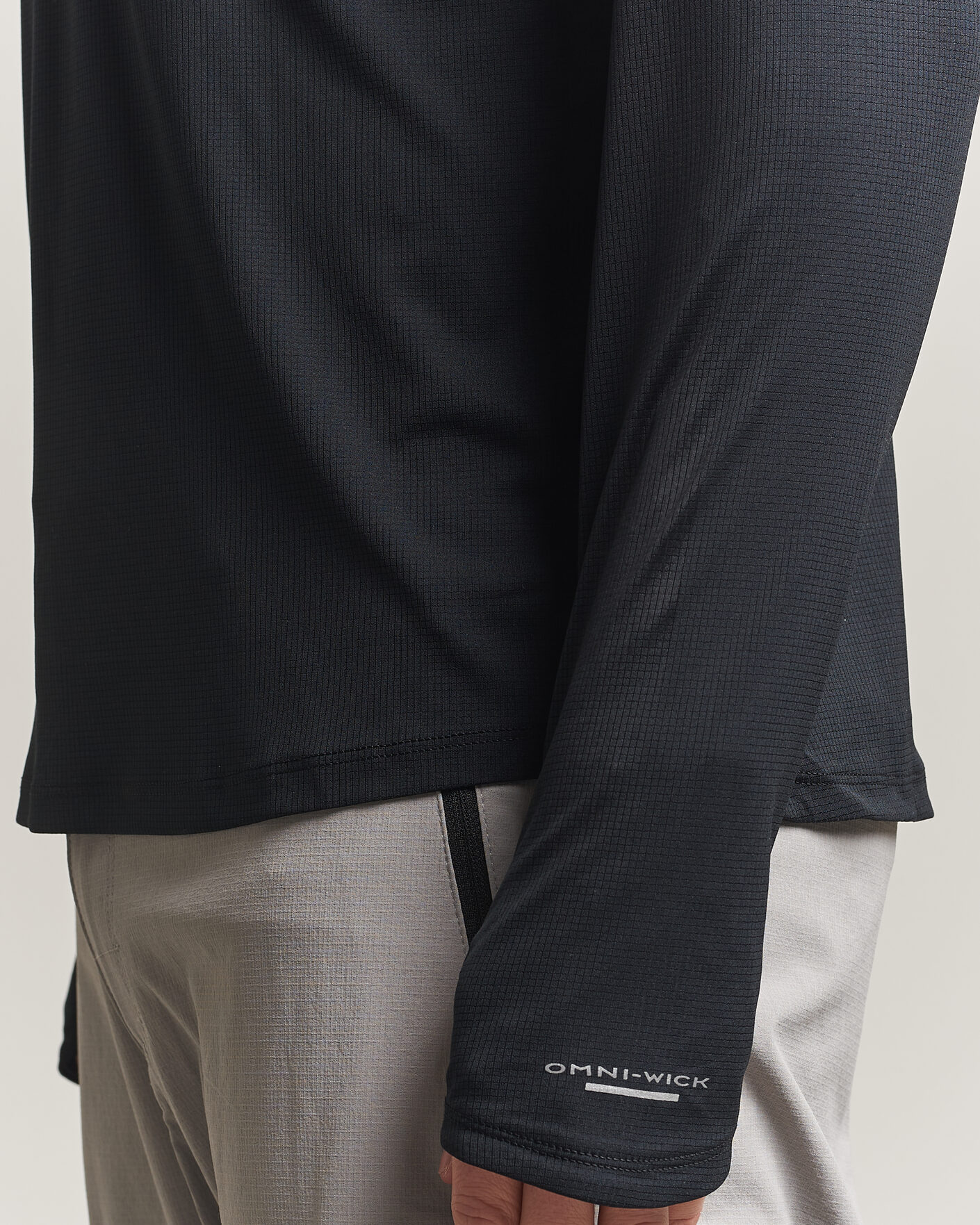 Herr | T-Shirts | Columbia | Stealth Spring Half-Zip T-Shirt Black