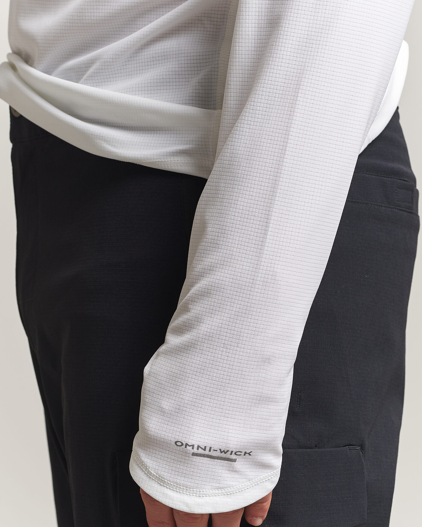 Herr | T-Shirts | Columbia | Stealth Spring Half-Zip T-Shirt White