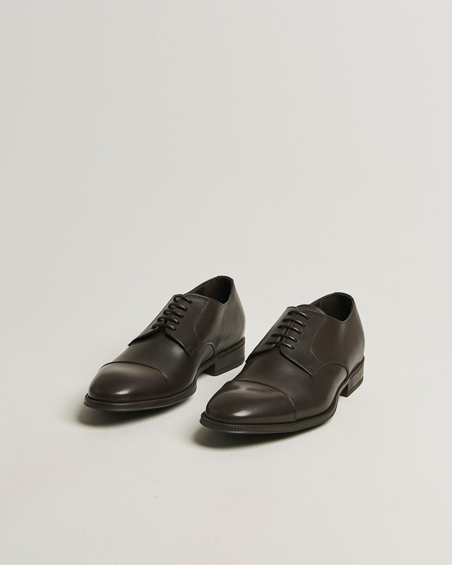 Herr | Derbys | Canali | Rubber Sole Derby Brown Calf