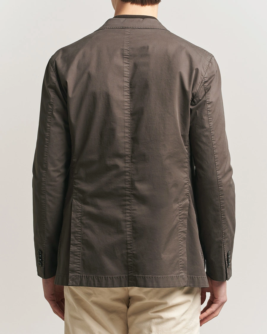 Herr | Kavajer | Boglioli | K Jacket Supima Cotton Blazer Dark Brown
